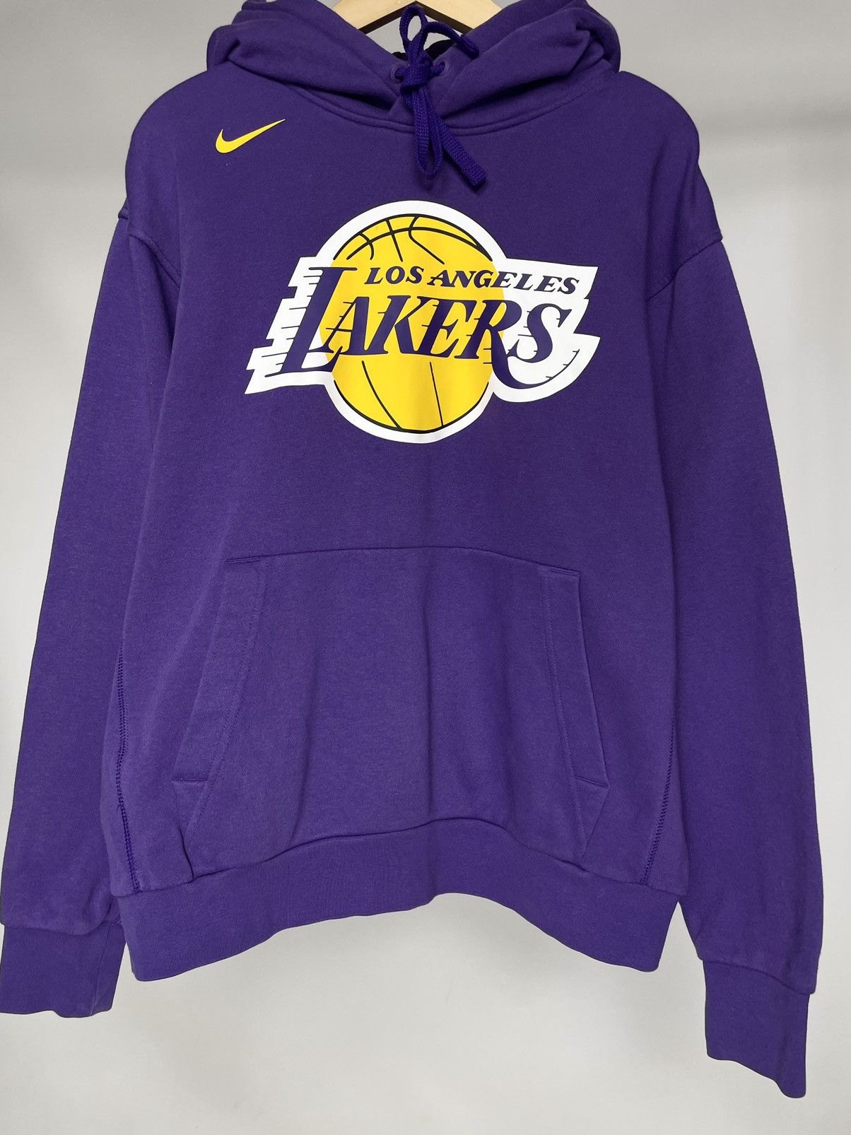 Nike Nike x Nba Los Angeles Lakers Cenre Logo Purple Hoodie Size US M / EU 48-50 / 2 - 3 Thumbnail