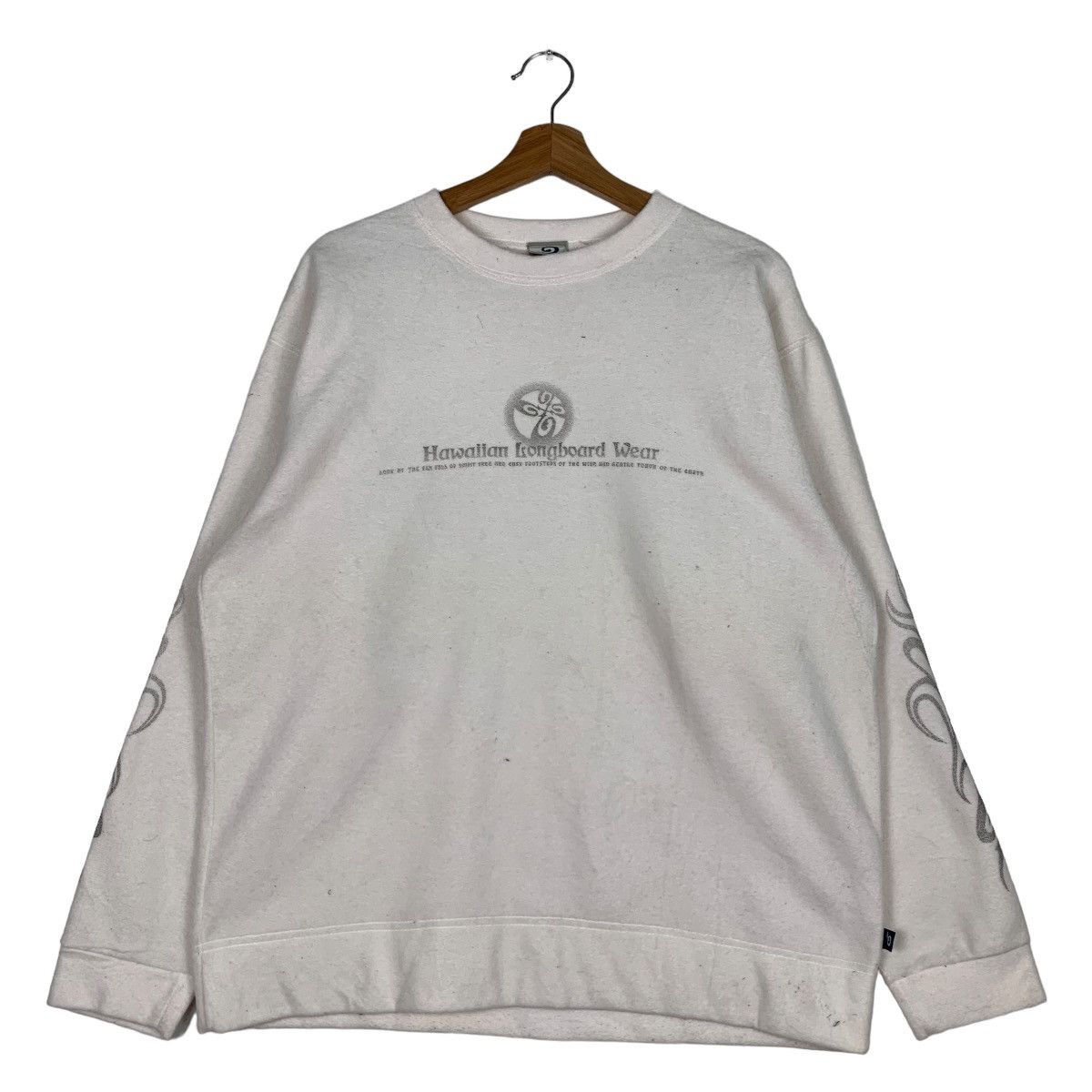 Japanese Brand PIKO Hawaiian Longboard Wear Big Logo Sweatshirt #0268-C12 Size US M / EU 48-50 / 2 - 1 Thumbnail