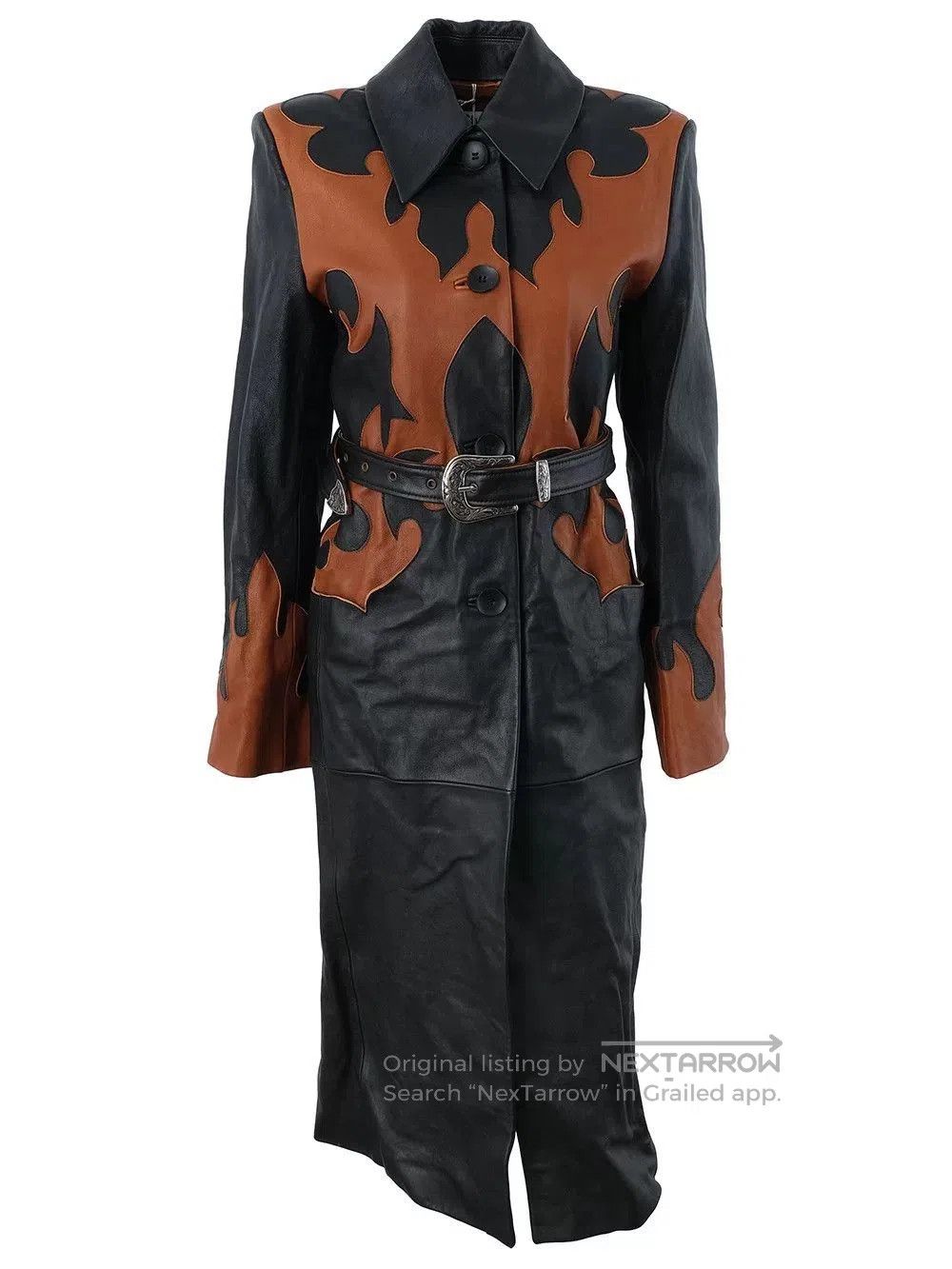 Acne Studios Acne Studios Colorful Leather Coat. Size XS / US 0-2 / IT 36-38 - 2 Thumbnail