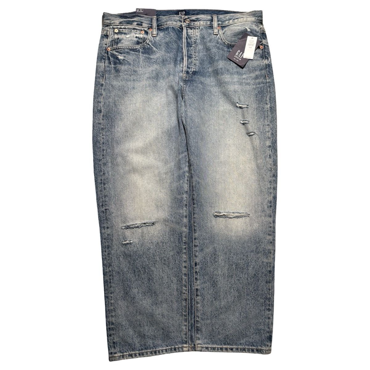 Gap Gap Boyfriend Jeans Mid Rise Relaxed Straight Leg 14 /32R Size 36" / US 14 / IT 50 - 1 Thumbnail