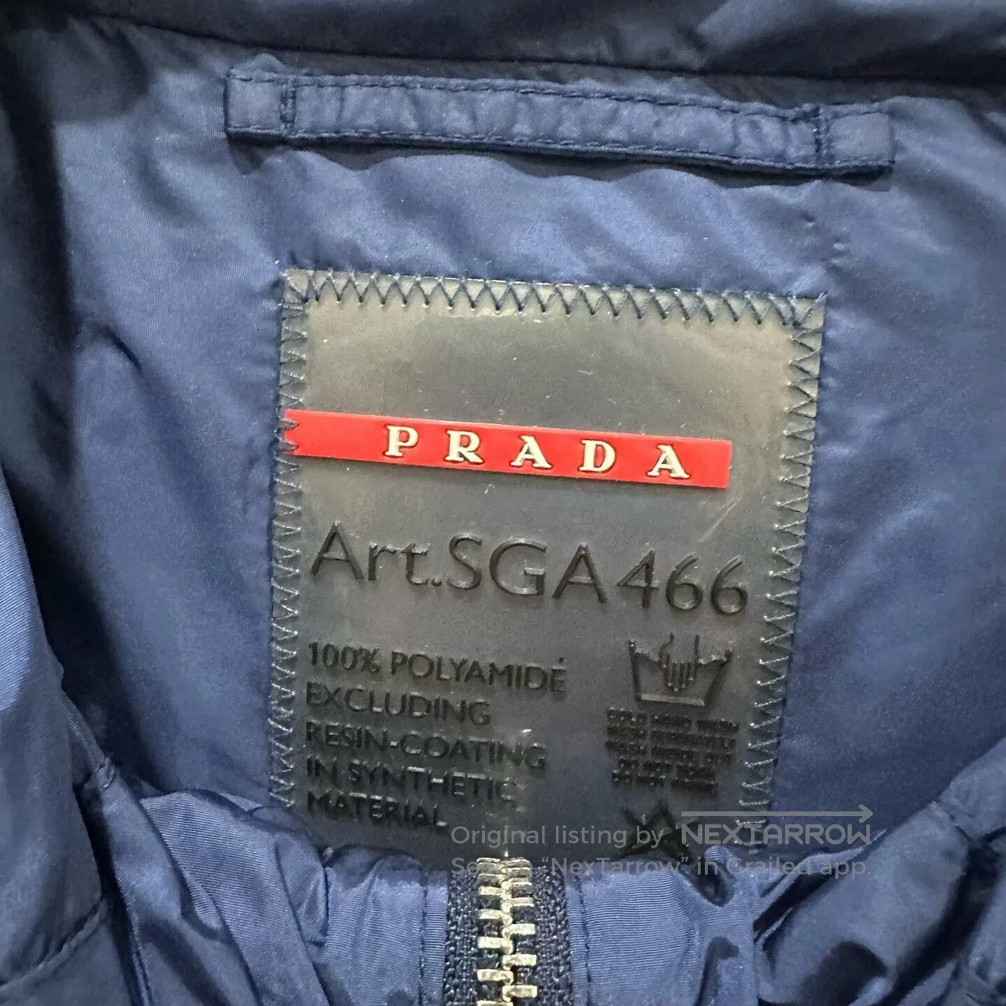 Prada prada dark blue hooded zip-up jacket. Size US L / EU 52-54 / 3 - 4 Thumbnail