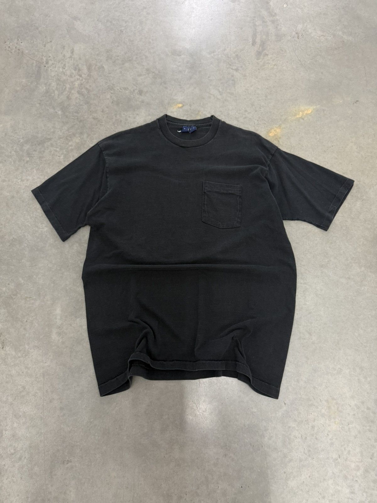 Japanese Brand Black Vintage Pocket T Shirt 90s Single Stitch USA Made XL Size US XL / EU 56 / 4 - 2 Thumbnail