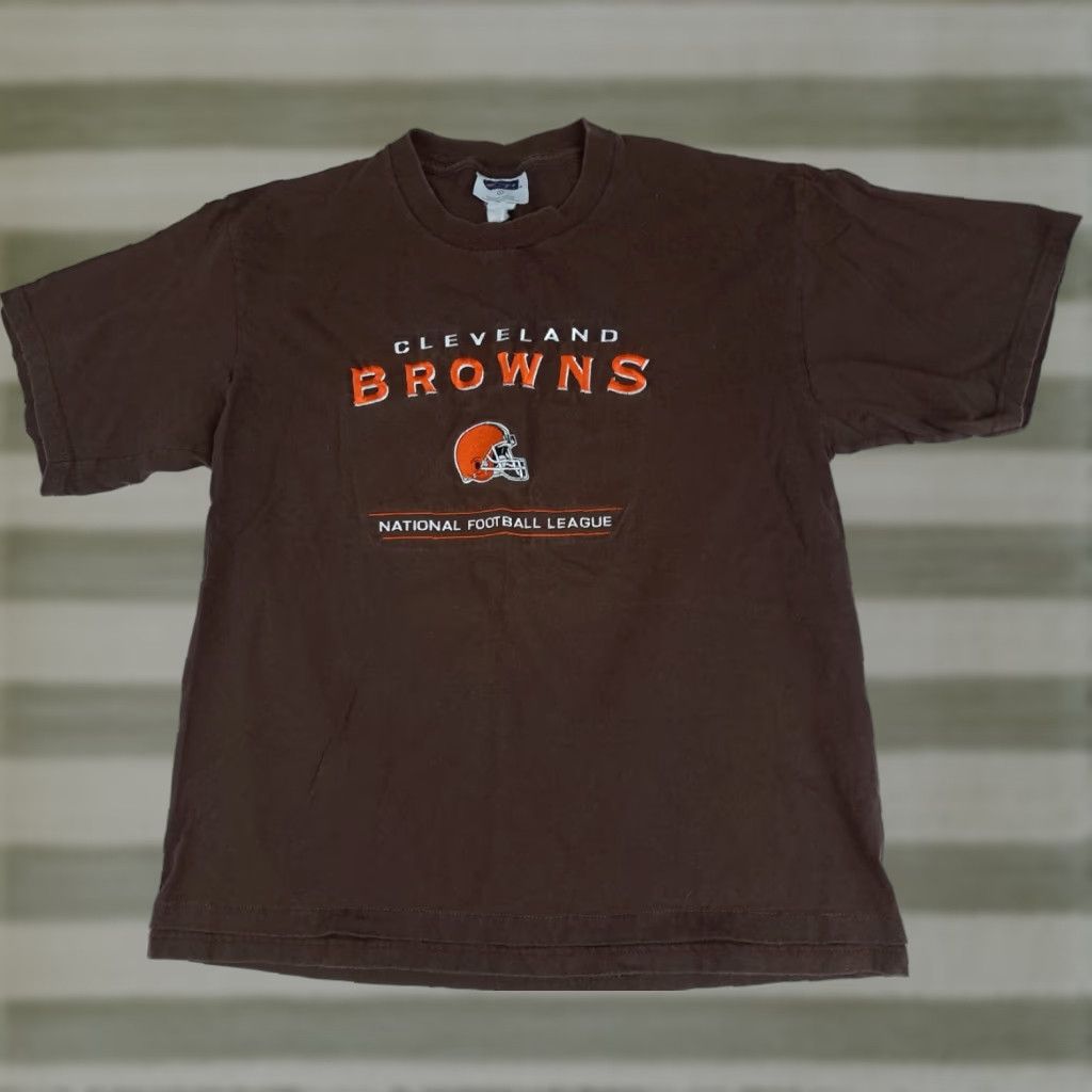 Vintage VINTAGE Cleveland Browns Football 90s Embroidered T-Shirt Large Brown CSA Shirt Adults L Brown 90s Embroidered Jim Brown Mens Womens Boys Girls CSA Size US L / EU 52-54 / 3 - 1 Thumbnail