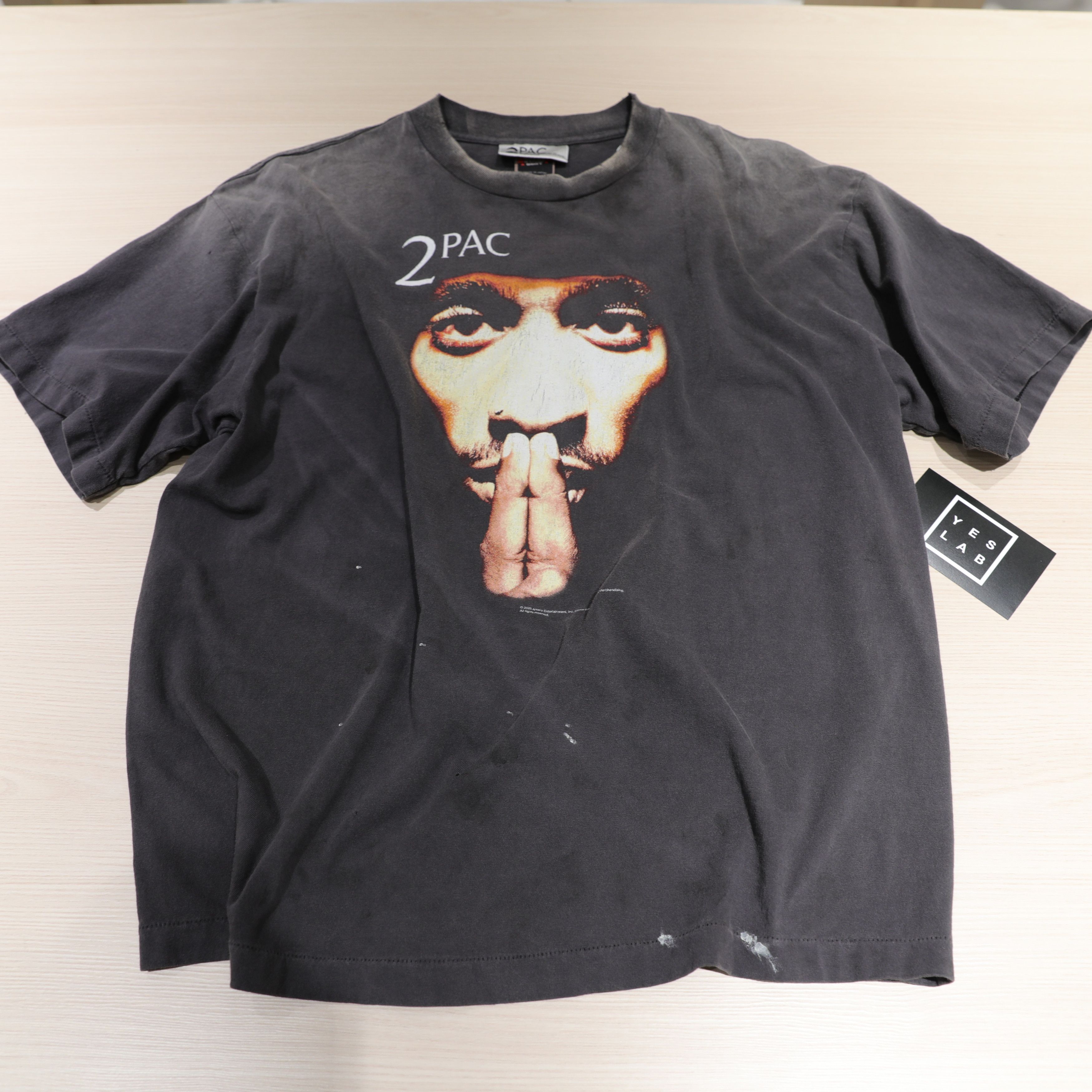 Saint Michael Saint Mxxxxxx 2pac Vintage Black Tee Size US XL / EU 56 / 4 - 2 Thumbnail
