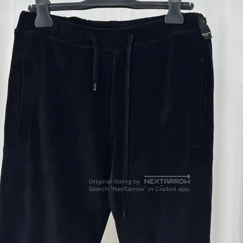 Fendi Fendi Black Cotton Blend Casual Pants . Size US 28 / EU 44 - 3 Thumbnail