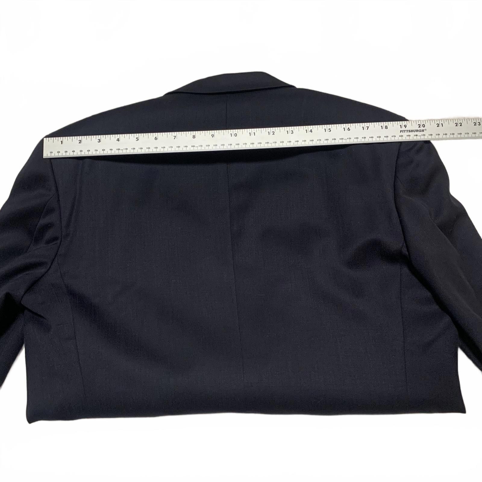 Other Golden Fil Men's Navy Blue Two-Piece Suit Blazer Size 40R - 12 Thumbnail