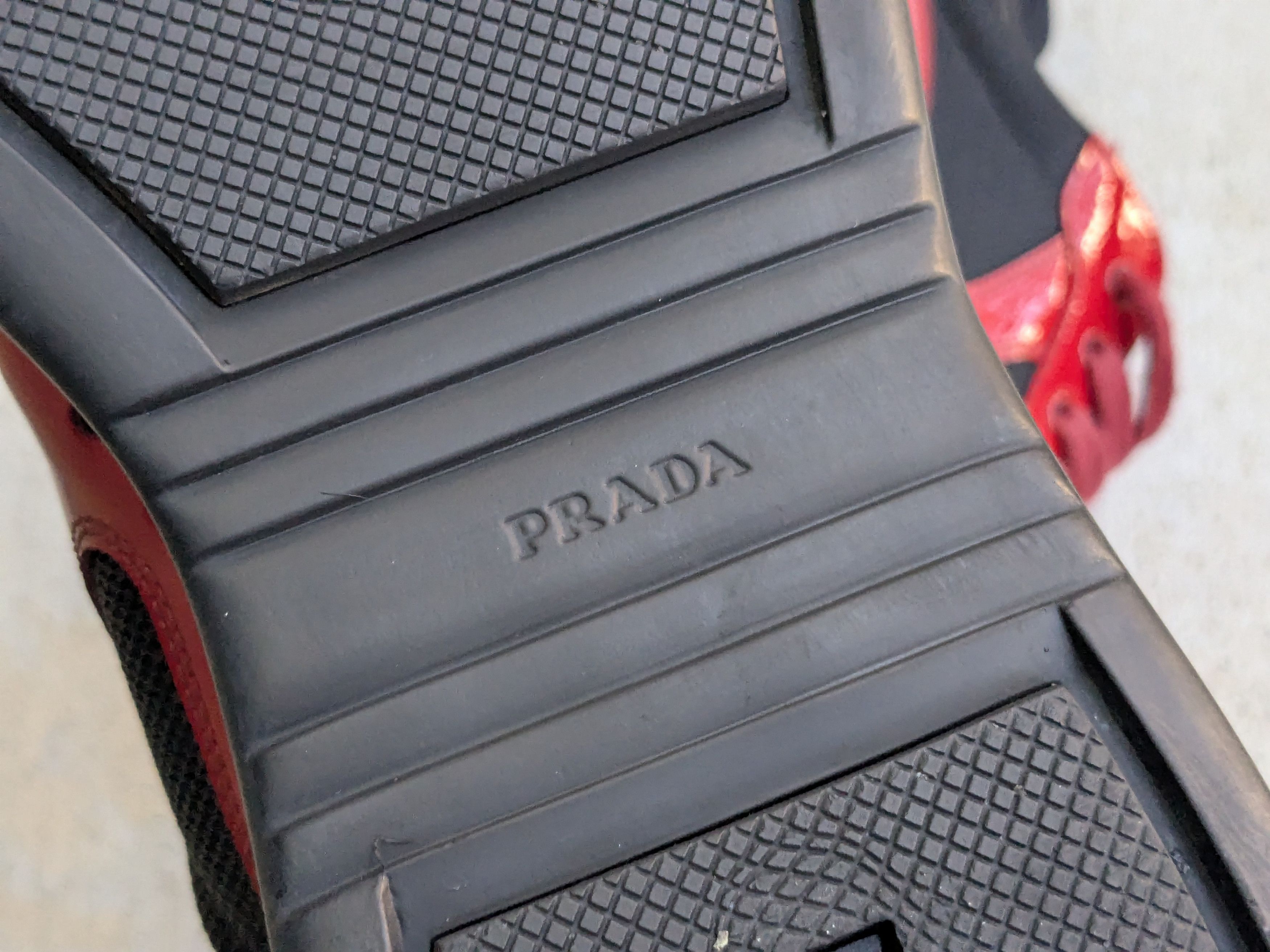 Prada Prada America's Cup Sneakers Red Black Patent 10 Black Size US 10 / EU 43 - 18 Thumbnail