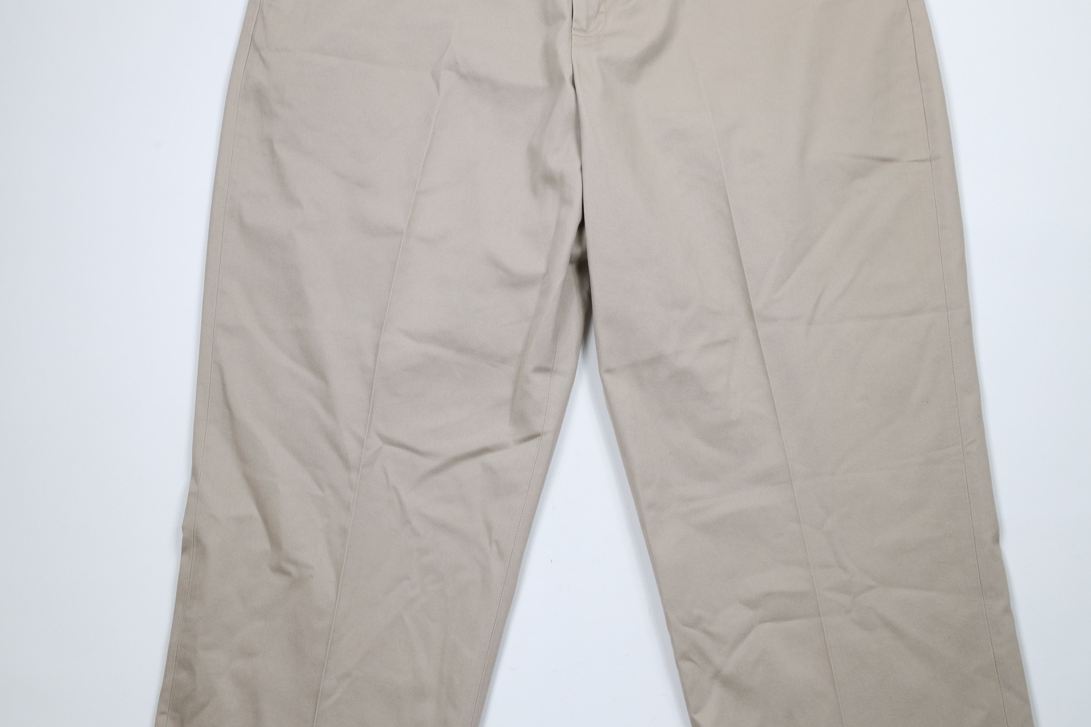 L.L. Bean × Vintage Deadstock Vintage LL Bean Chino Pants Trousers Khaki Cotton Size US 42 / EU 58 - 3 Thumbnail