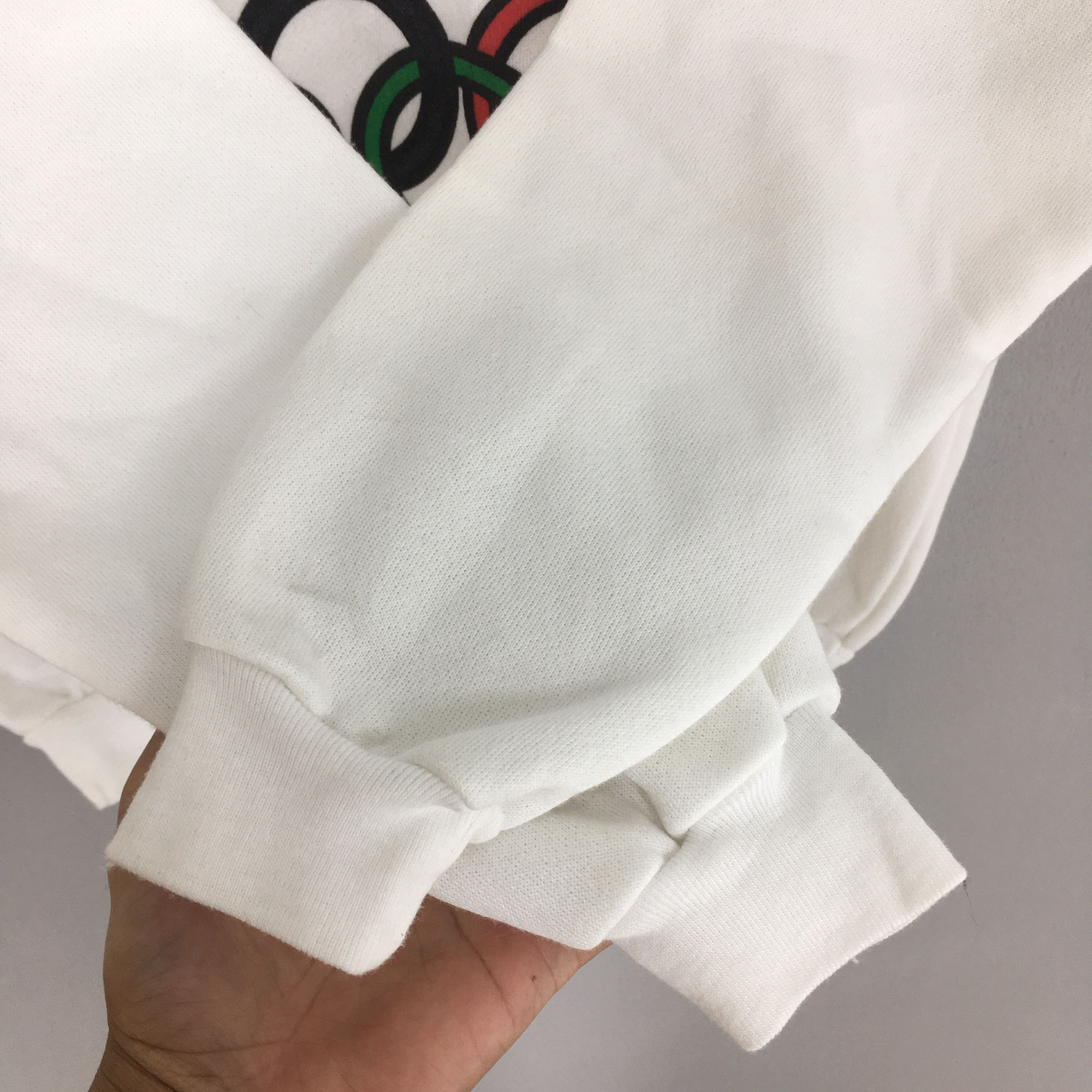 Adidas Vintage 80's Adidas Usa Olympic Team White Sweatshirt Small Size US S / EU 44-46 / 1 - 3 Thumbnail