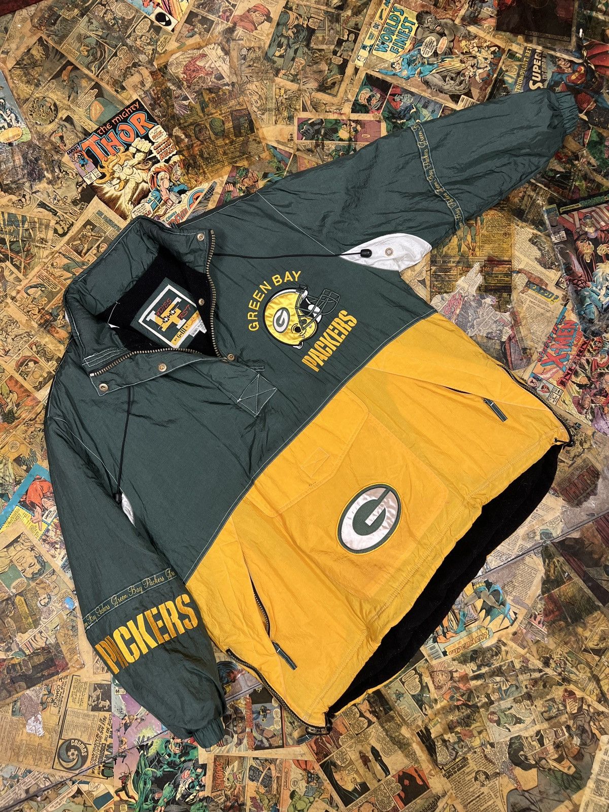 NFL × Vintage Vintage Green Bay packers jacket Size US L / EU 52-54 / 3 - 3 Thumbnail