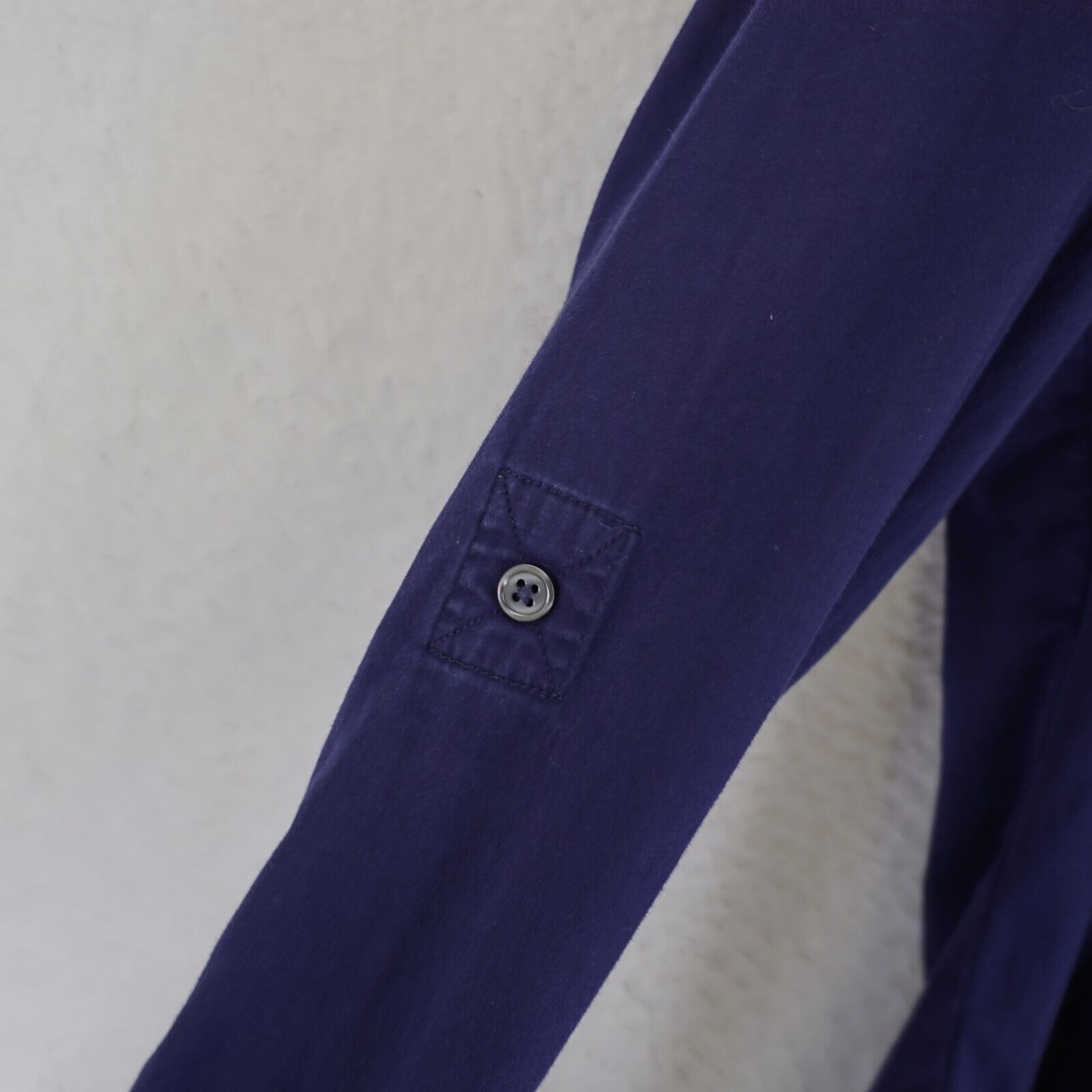 Banana Republic Banana Republic Stretch Blue Medium Collared Button Front Sh Size M / US 6-8 / IT 42-44 - 2 Thumbnail