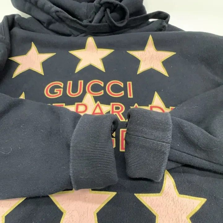 Gucci Gucci Black Hoodie with Geometric Print-2507 Size XS / US 0-2 / IT 36-38 - 6 Thumbnail