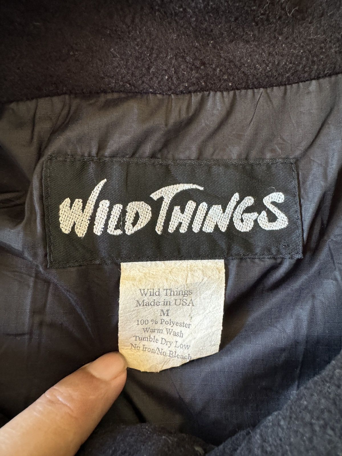 Wild Things WILD THINGS MONOGRAM FLEECE JACKET Size US M / EU 48-50 / 2 - 8 Thumbnail