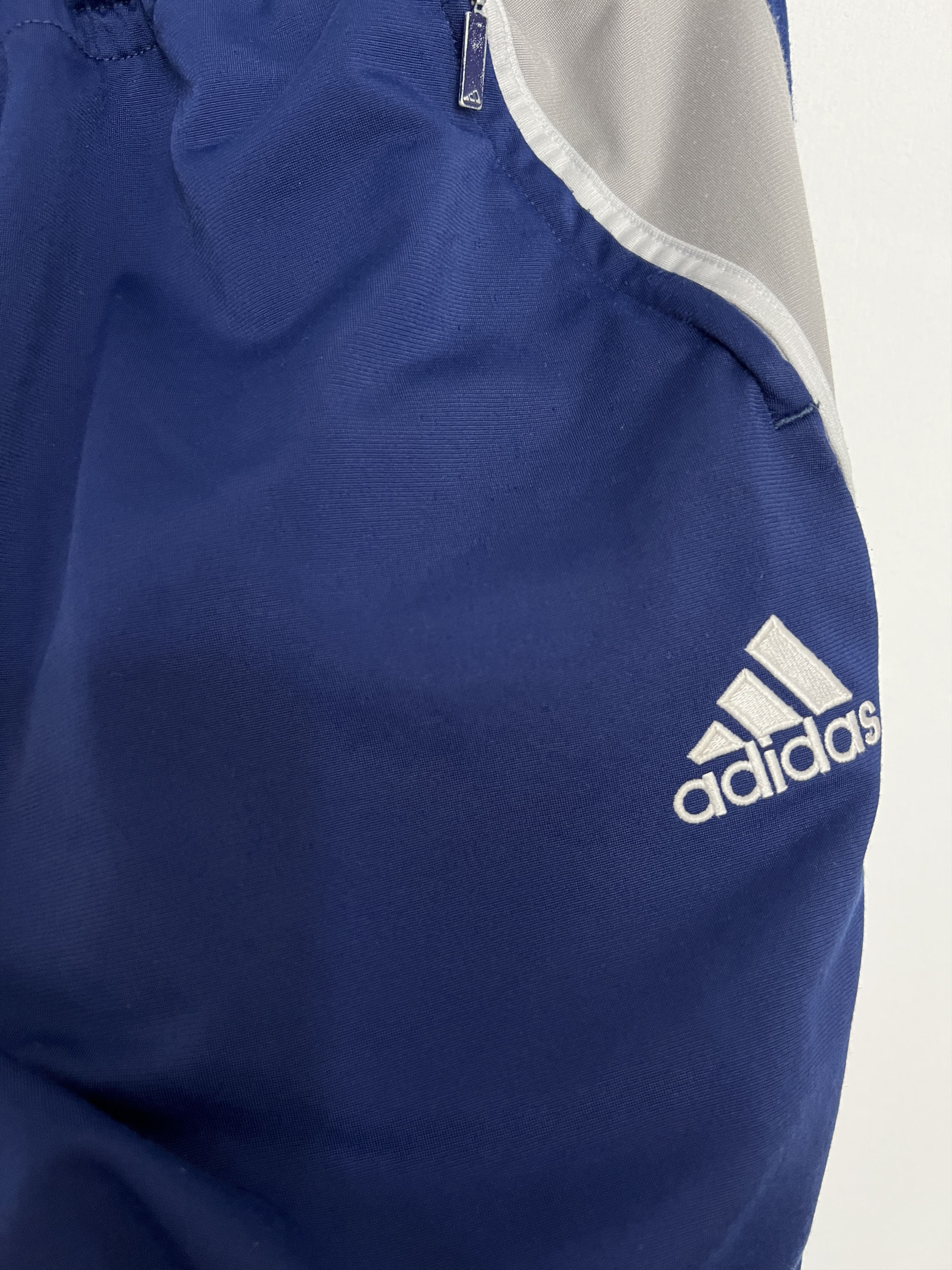 Adidas Vintage 90's Adidas Real Madrid Football Pants Soccer Blue L Size US 34 / EU 50 - 15 Thumbnail
