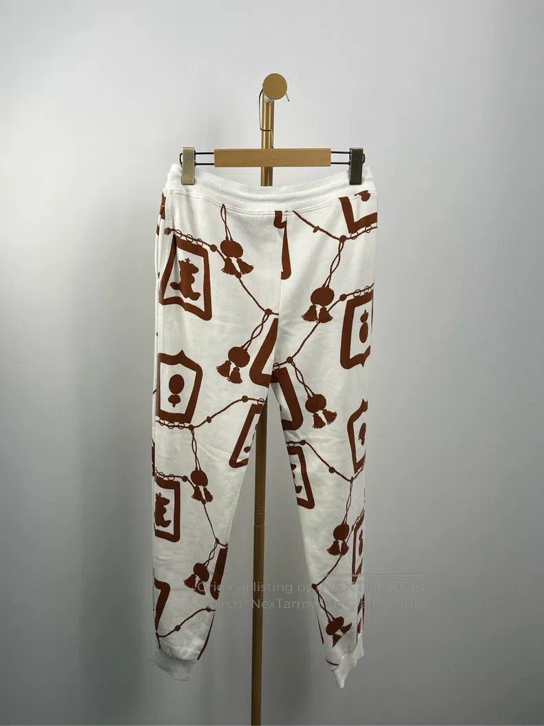 Hermes Hermes White Full Printed Long Pants Size 24" / US 00 / IT 34 - 2 Thumbnail