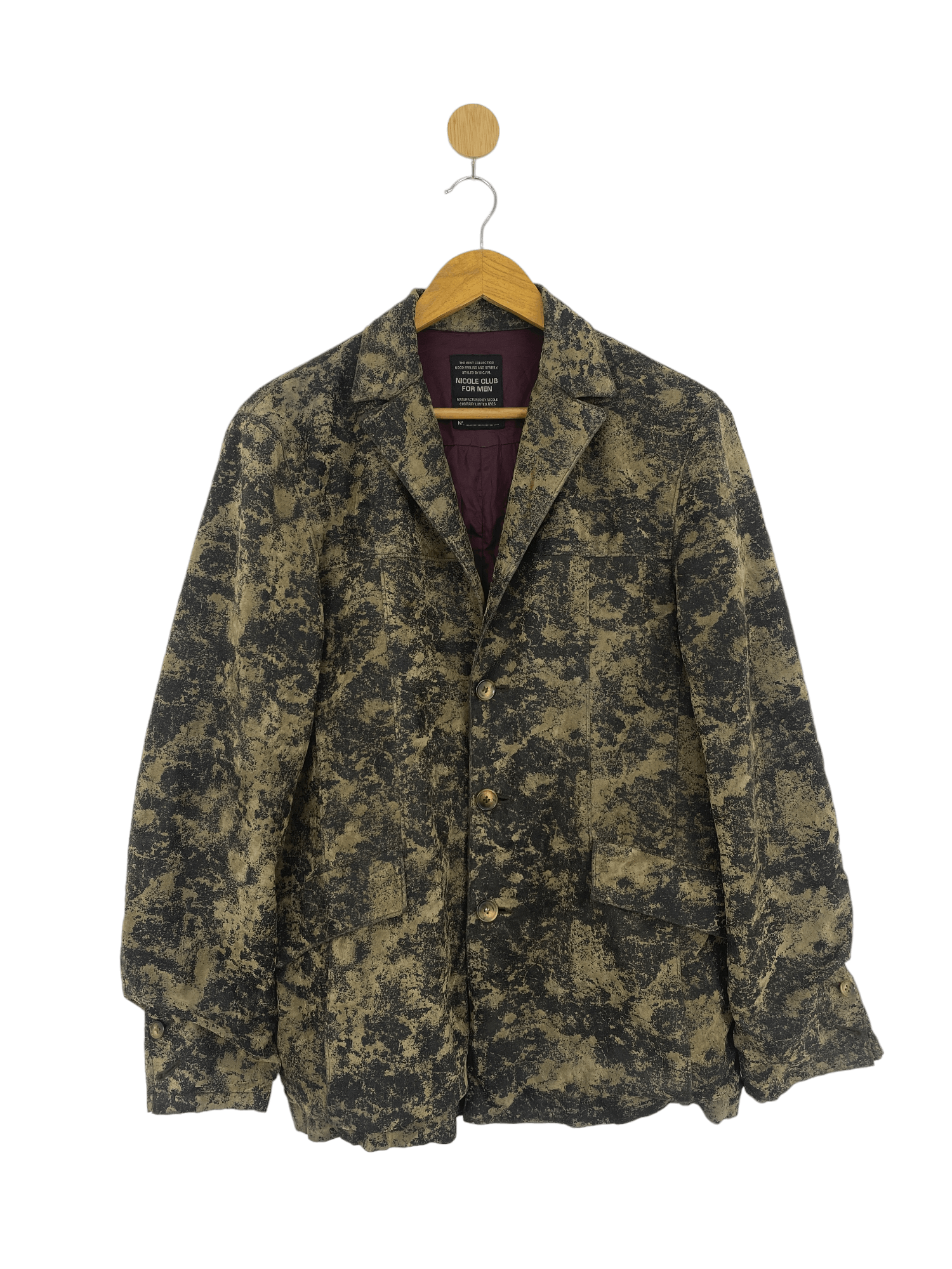 Nicole Club Vintage Nicole Club Full Printed Blazer Jacket MJ0094Z Size US S / EU 44-46 / 1 - 1 Thumbnail