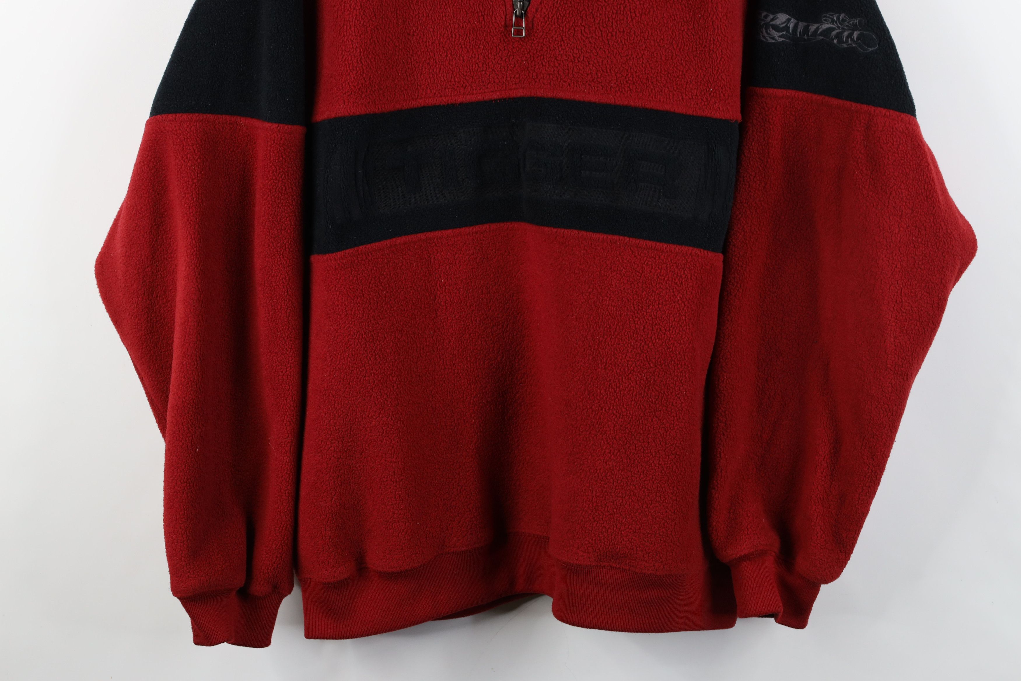 Disney Vintage 90s Disney Winnie the Pooh Tigger Half Zip Sweater Size US M / EU 48-50 / 2 - 3 Thumbnail