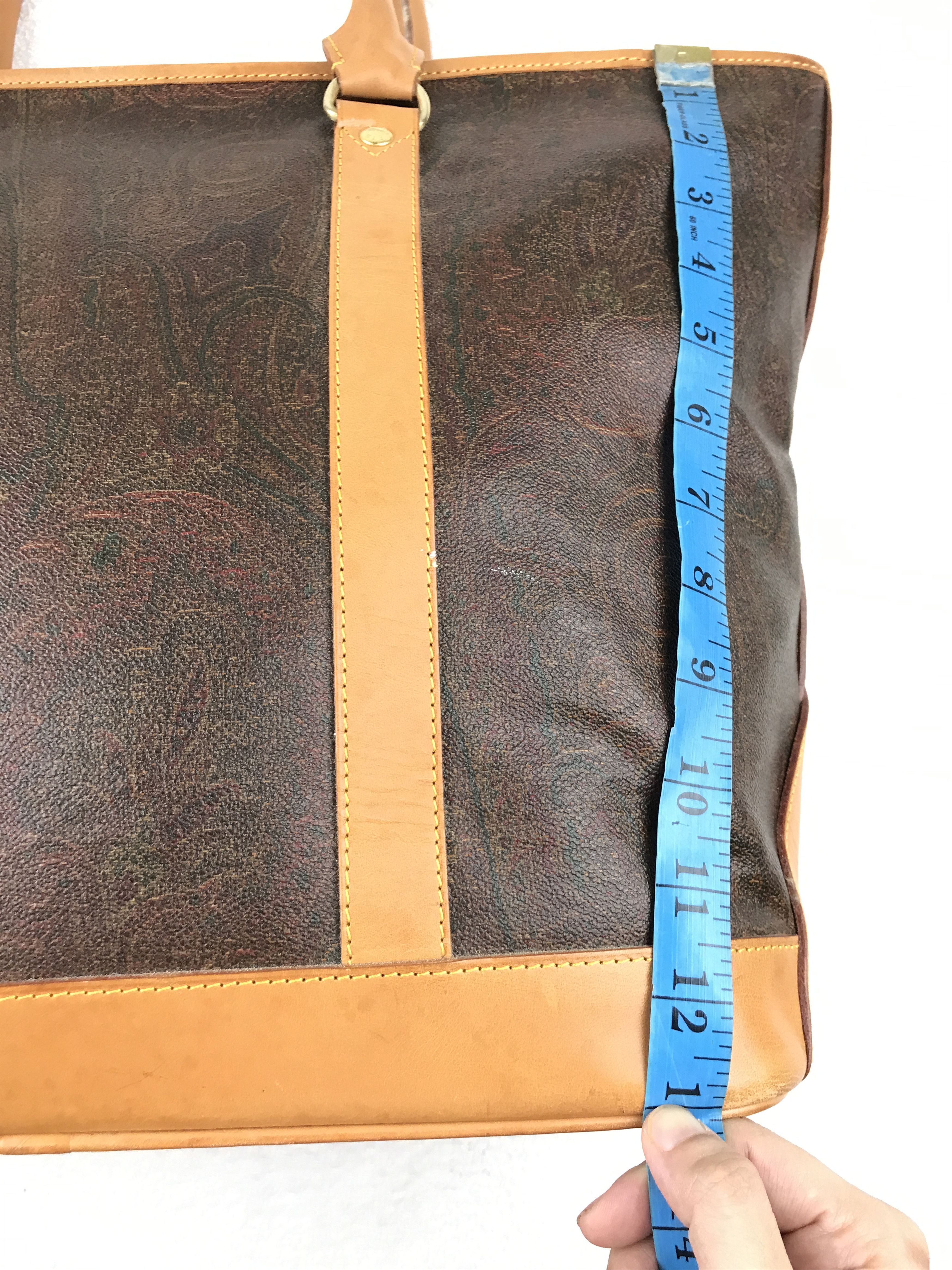 Designer × Etro × Vintage Vintage Etro Milano Paisley Tote Bag Size ONE SIZE - 6 Thumbnail