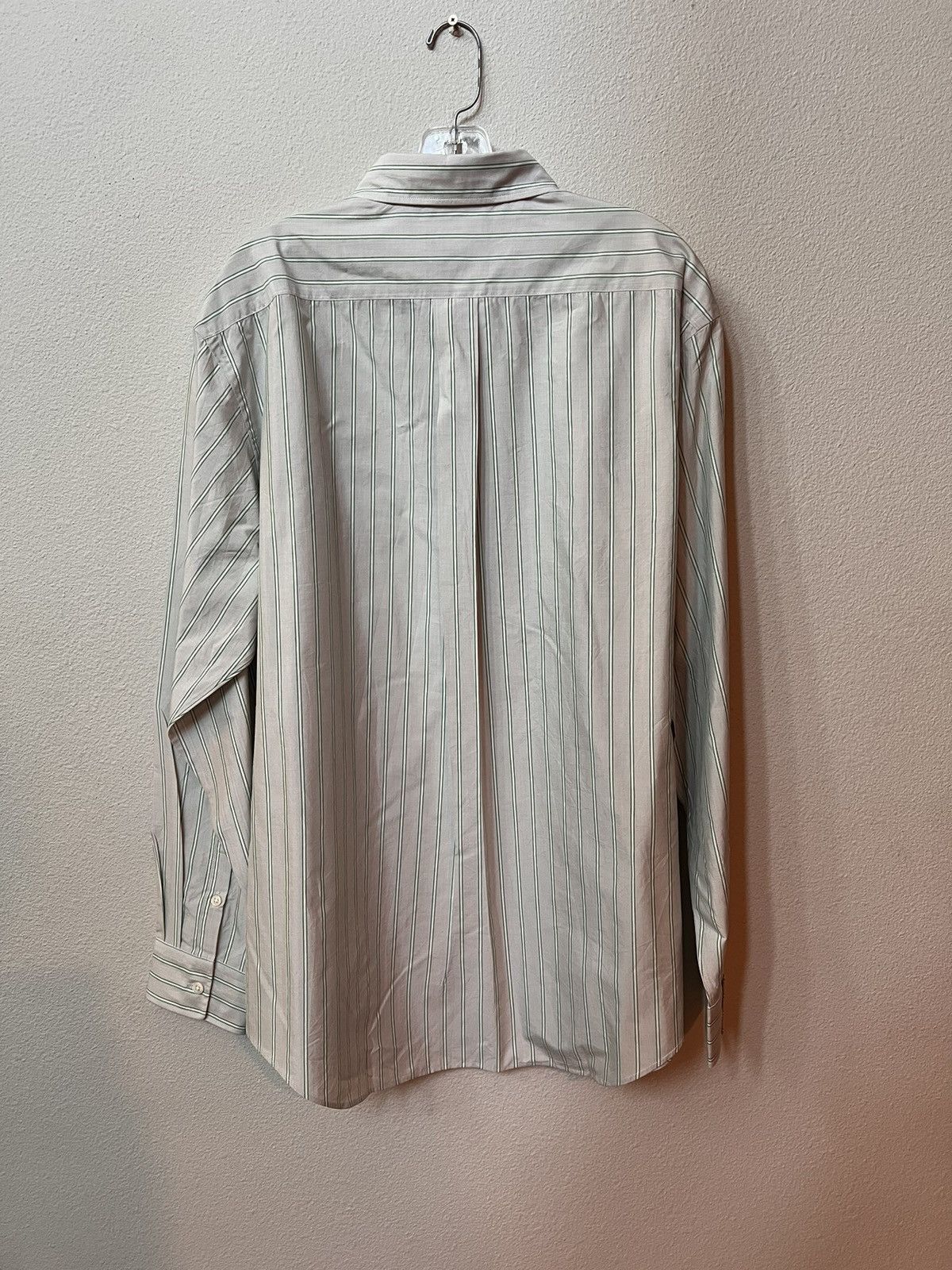 Other Ernie palo cotton silk shirt green grey size 50 Size US L / EU 52-54 / 3 - 6 Thumbnail