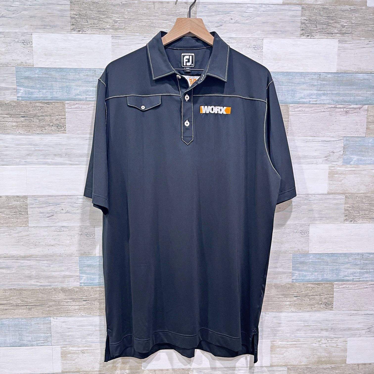Other WORX Power Share Tools Polo Shirt Black FootJoy Mens XL Size US XL / EU 56 / 4 - 1 Thumbnail
