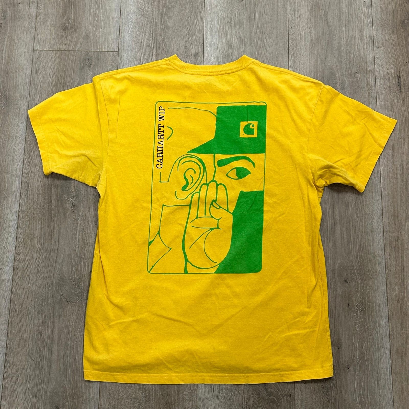 Carhartt Carhartt WIP Whisper Tee T Shirt Yellow Green Medium M B2 Size US M / EU 48-50 / 2 - 4 Thumbnail