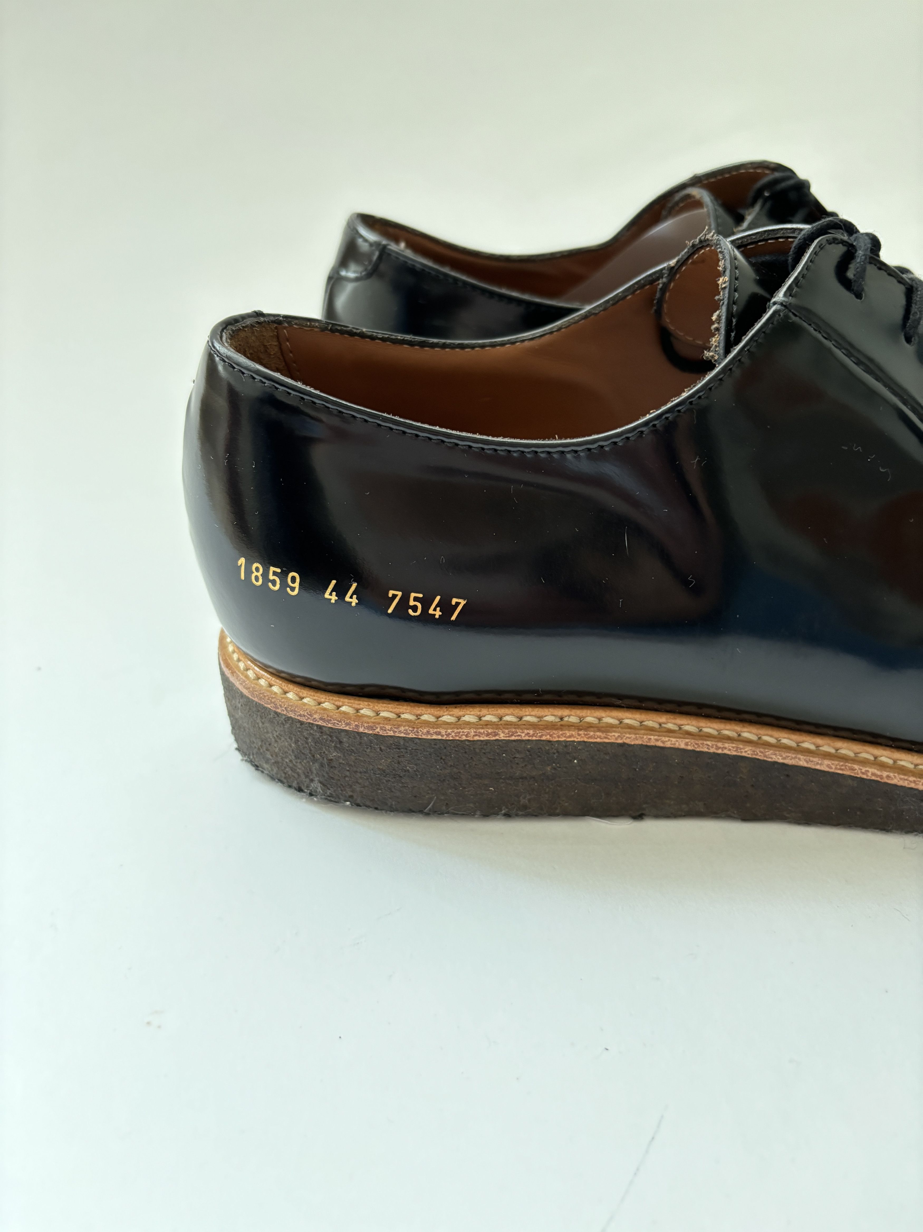 Common Projects ⚡️QUICK SALE⚡️Common Projects Black Derby Shine Size US 11 / EU 44 - 4 Thumbnail