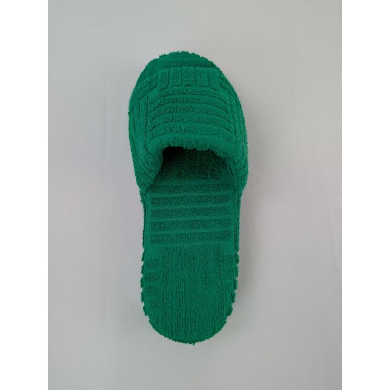 Bottega Veneta o1rshd1 Resort Geometric Sponge Slide Sandal in Grass Size US 9 / EU 42 - 16 Thumbnail