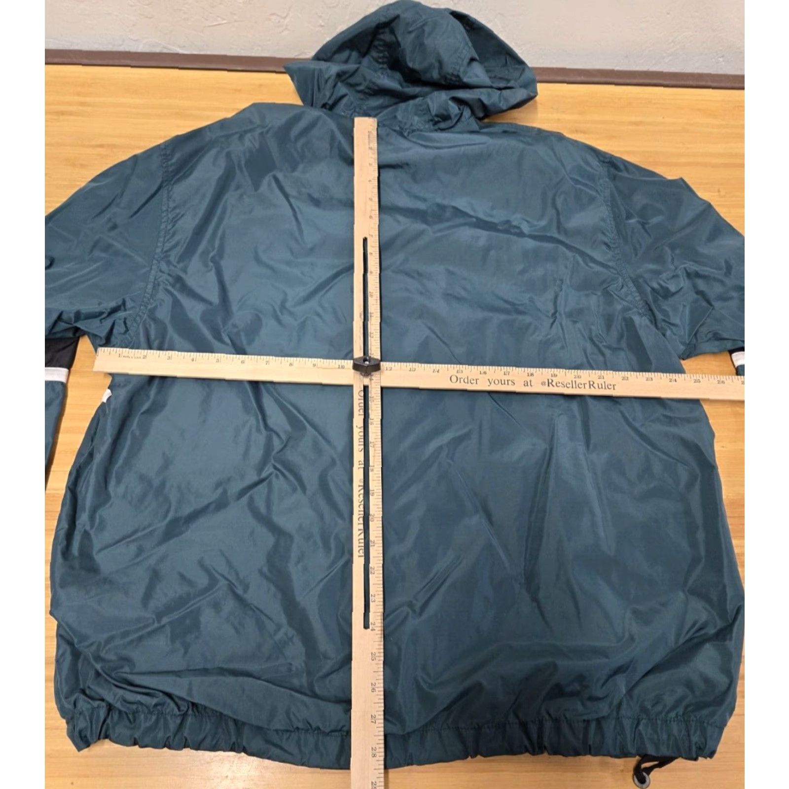 Nike VINTAGE Nike Windbreaker Jacket Mens Large Green 1/4 Zip Nylon White Tag Size US L / EU 52-54 / 3 - 7 Thumbnail