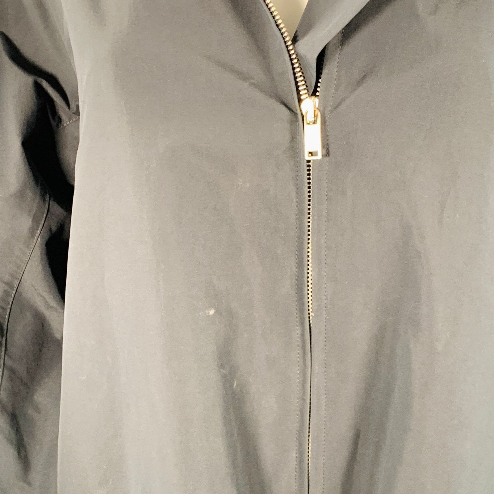 Jil Sander JIL SANDER Size XS Navy Polyester Hooded Zip Up Coat Size XS / US 0-2 / IT 36-38 - 7 Thumbnail