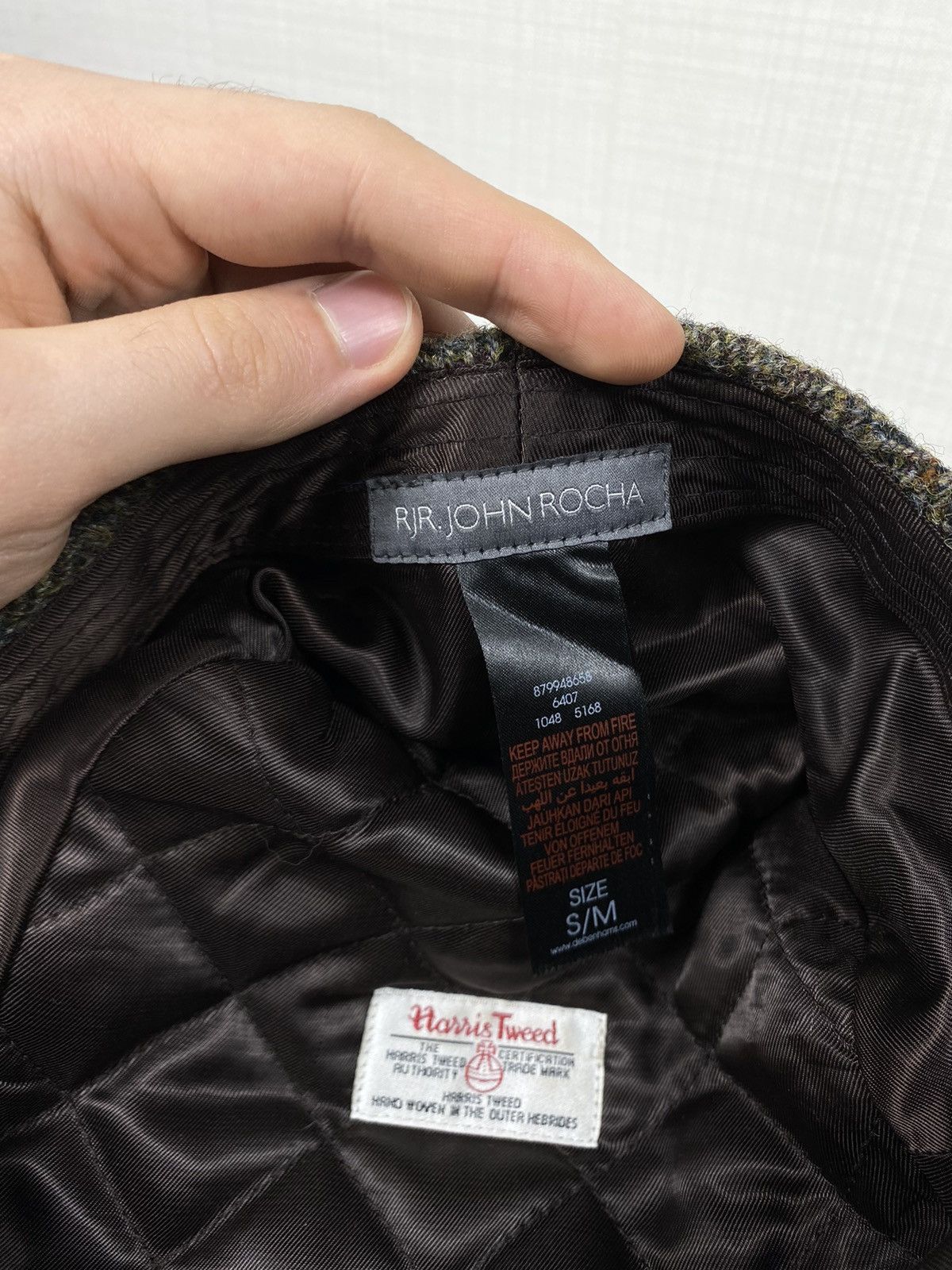 Harris Tweed Harris Tweed John Rocha Flat Cap Size ONE SIZE - 10 Thumbnail