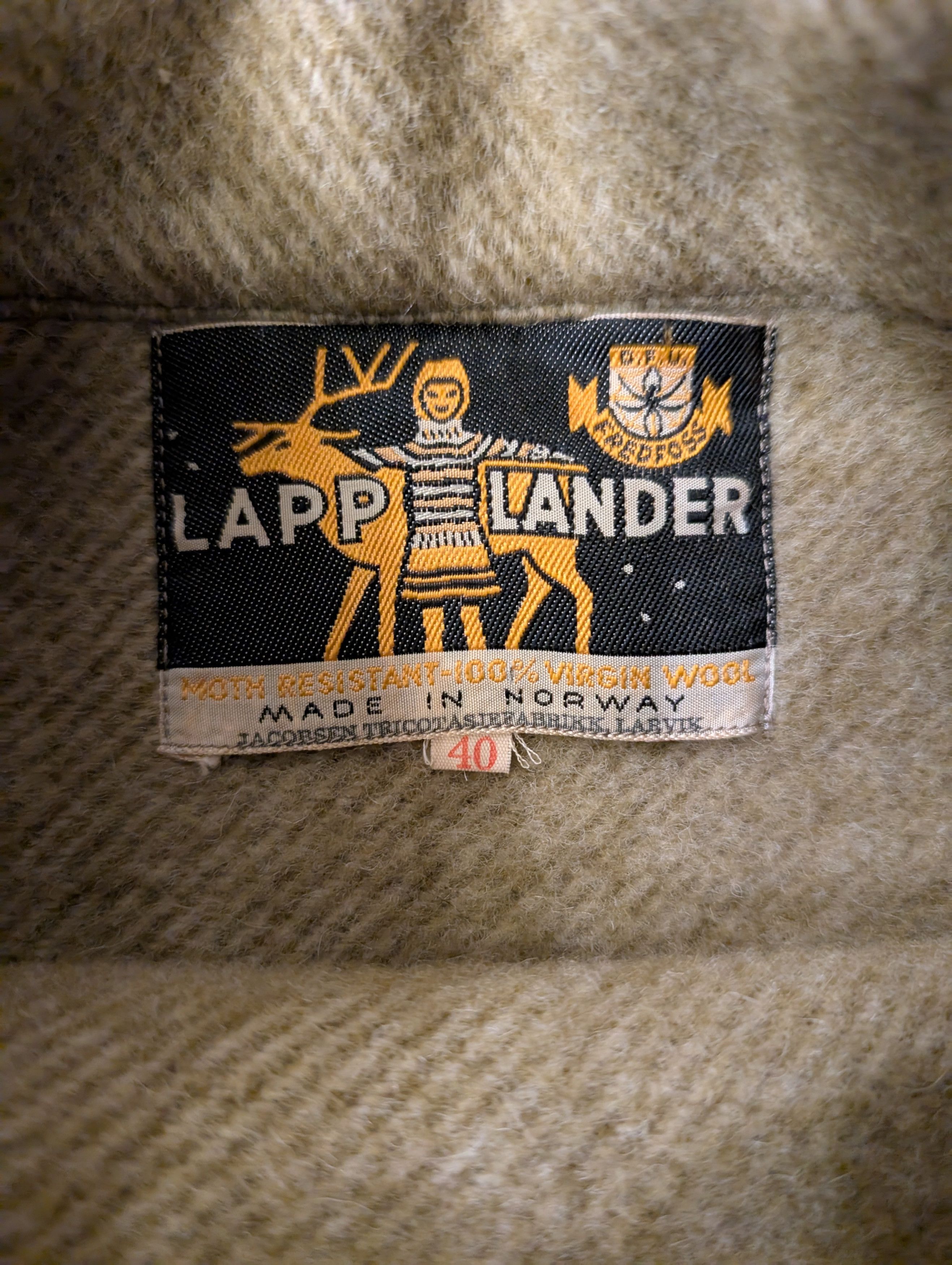 Vintage Vintage Lapp Lander Wool Sweater Unisex Sz 40 Made in Norway Size S / US 4 / IT 40 - 3 Thumbnail