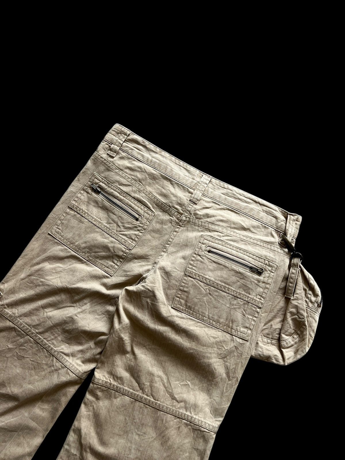 GOA 2000s Enagy 🇯🇵 Flare Multipocket Pants With Pouch Size 30" / US 8 / IT 44 - 10 Thumbnail