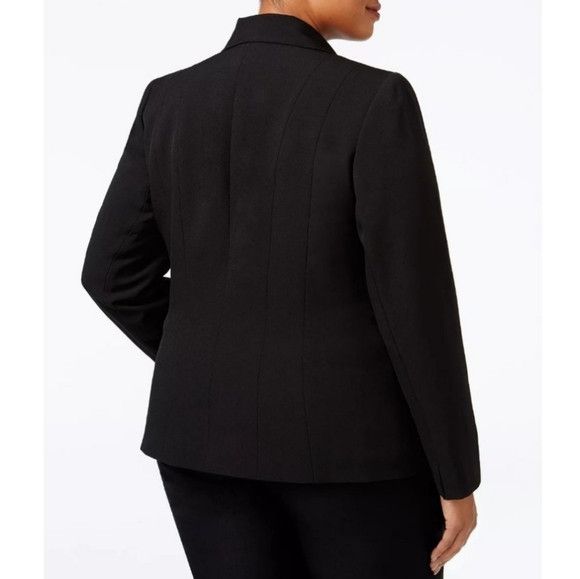 Kasper Single Button Double Slit Pocket Long Slv Blazer Sz 20W Work Size 3XL / US 20-22 - 5 Thumbnail