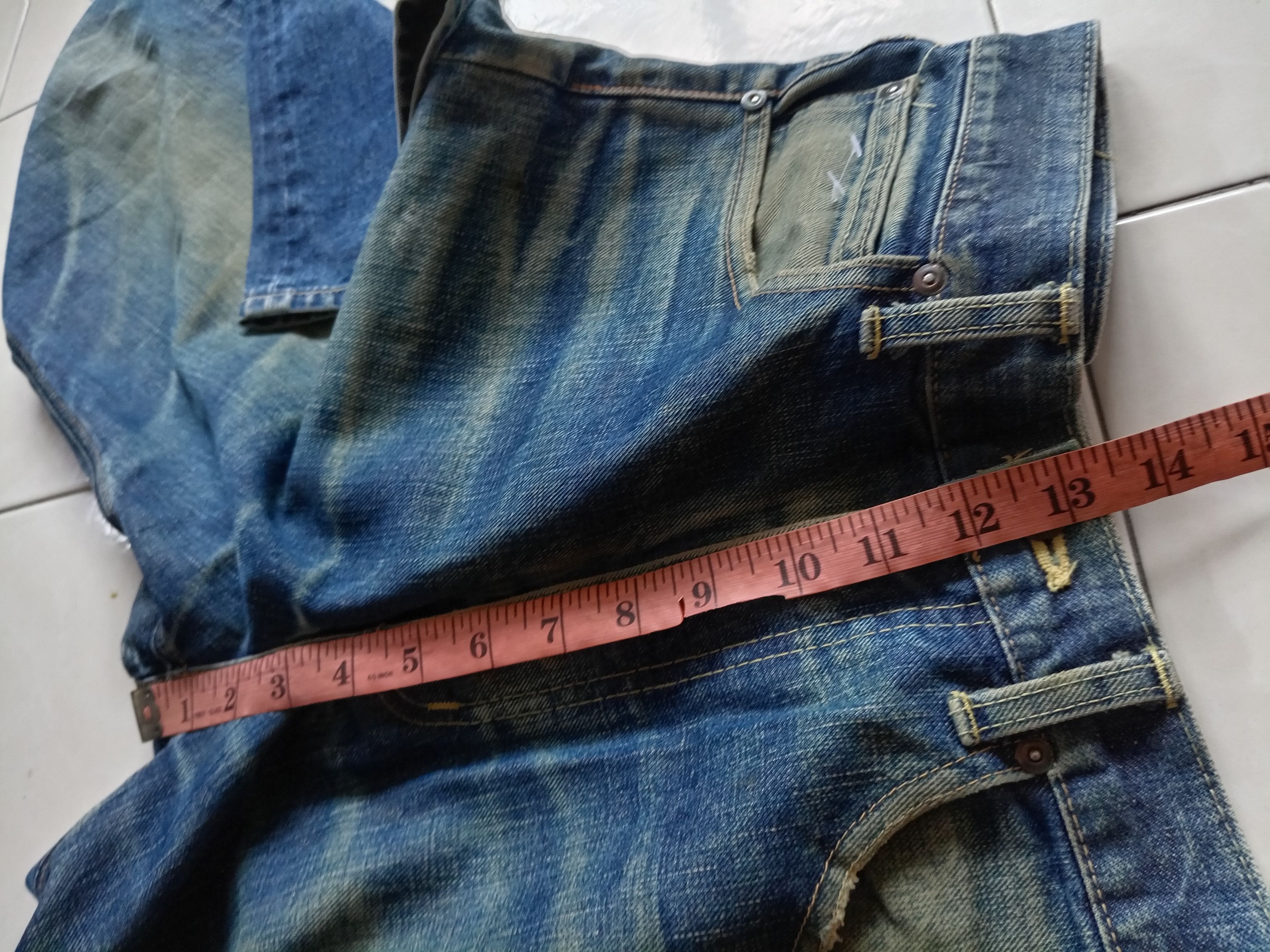 Sugar Cane Vintage sugar cane jeans distressed rare Size US 31 - 9 Thumbnail