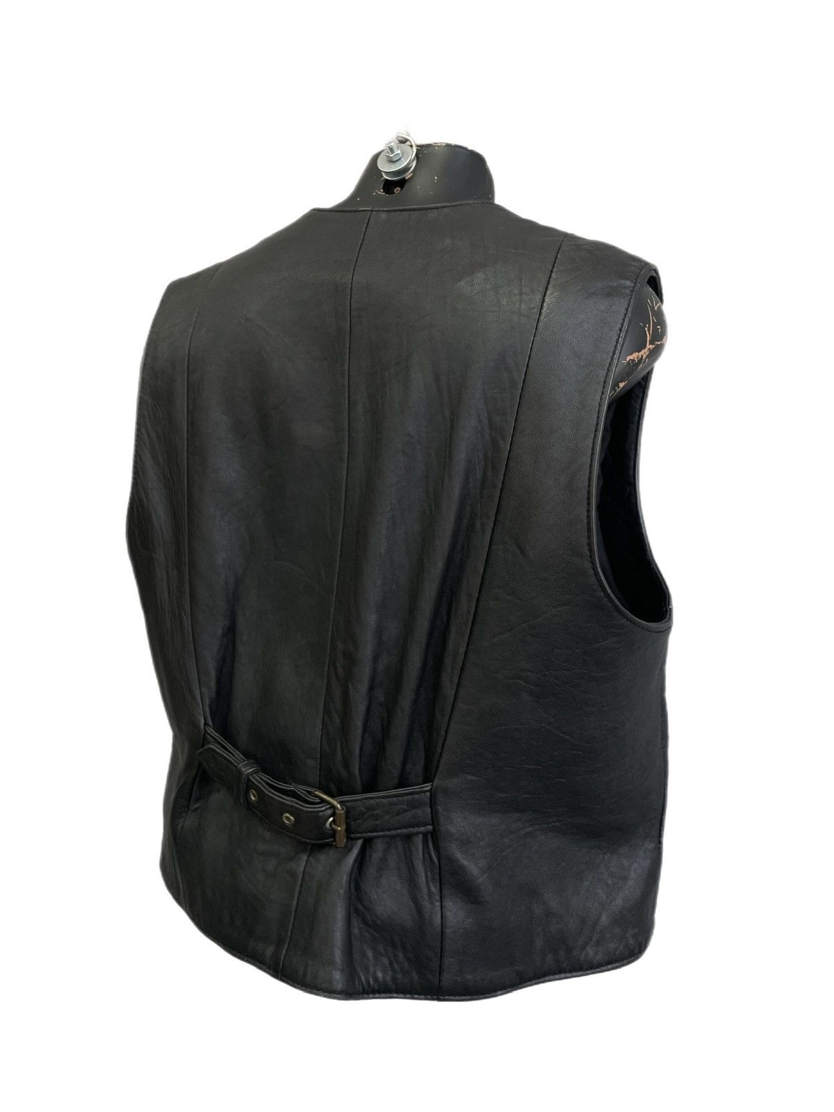 Harley Davidson Vintage leather vest biker gothic y2k style harley davidson Size US L / EU 52-54 / 3 - 8 Thumbnail