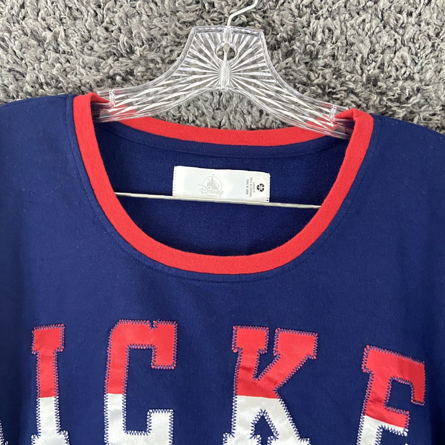Disney VINTAGE Disney Team Mickey Mouse Shirt Women XXL Blue Long Sleeve Stitched USA Womens 2XL USA Theme Size XXL / US 16-18 / IT 52-54 - 5 Thumbnail