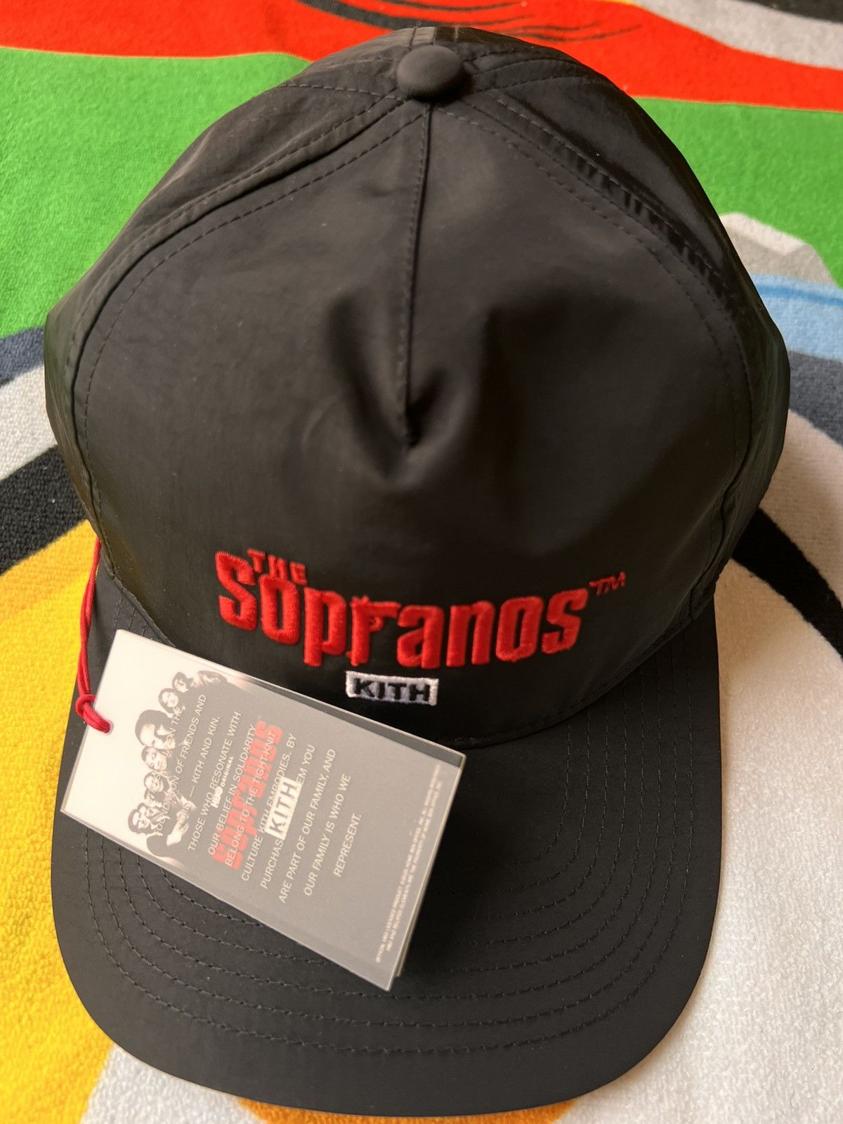 Kith KITH x The Sopranos Nylon Bay Low Pinch Crown Cap Black hat Size ONE SIZE - 4 Thumbnail