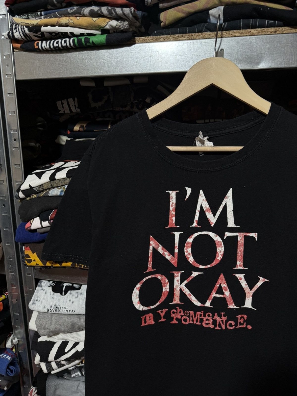 Band Tees Vintage 2000’s I'm Not Okay My Chemical Romance T-Shirt Y2K Size US L / EU 52-54 / 3 - 3 Thumbnail