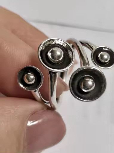 Jewelry Geometric Adjustable Ring Size ONE SIZE - 3 Thumbnail