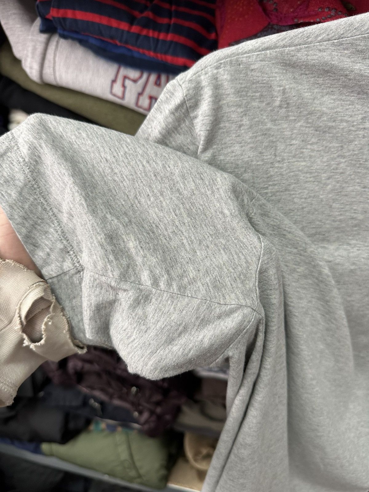 Comme des Garcons SHIRT Comme Des Garçons Shirt Grey T-Shirt Basic Japan Junya Tee Size US L / EU 52-54 / 3 - 15 Thumbnail