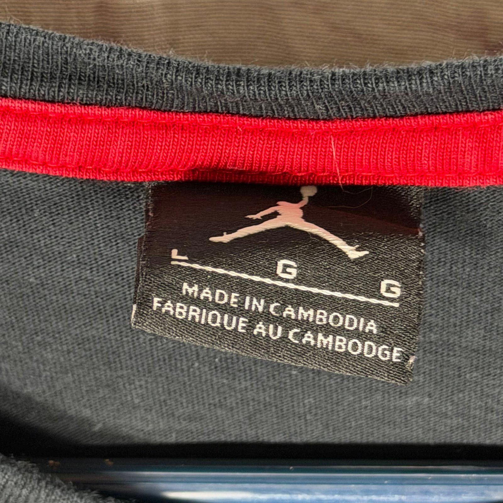 Jordan Brand Jordan Brand Black T-Shirt with Red Jumpman Logo XL Size US XL / EU 56 / 4 - 4 Thumbnail