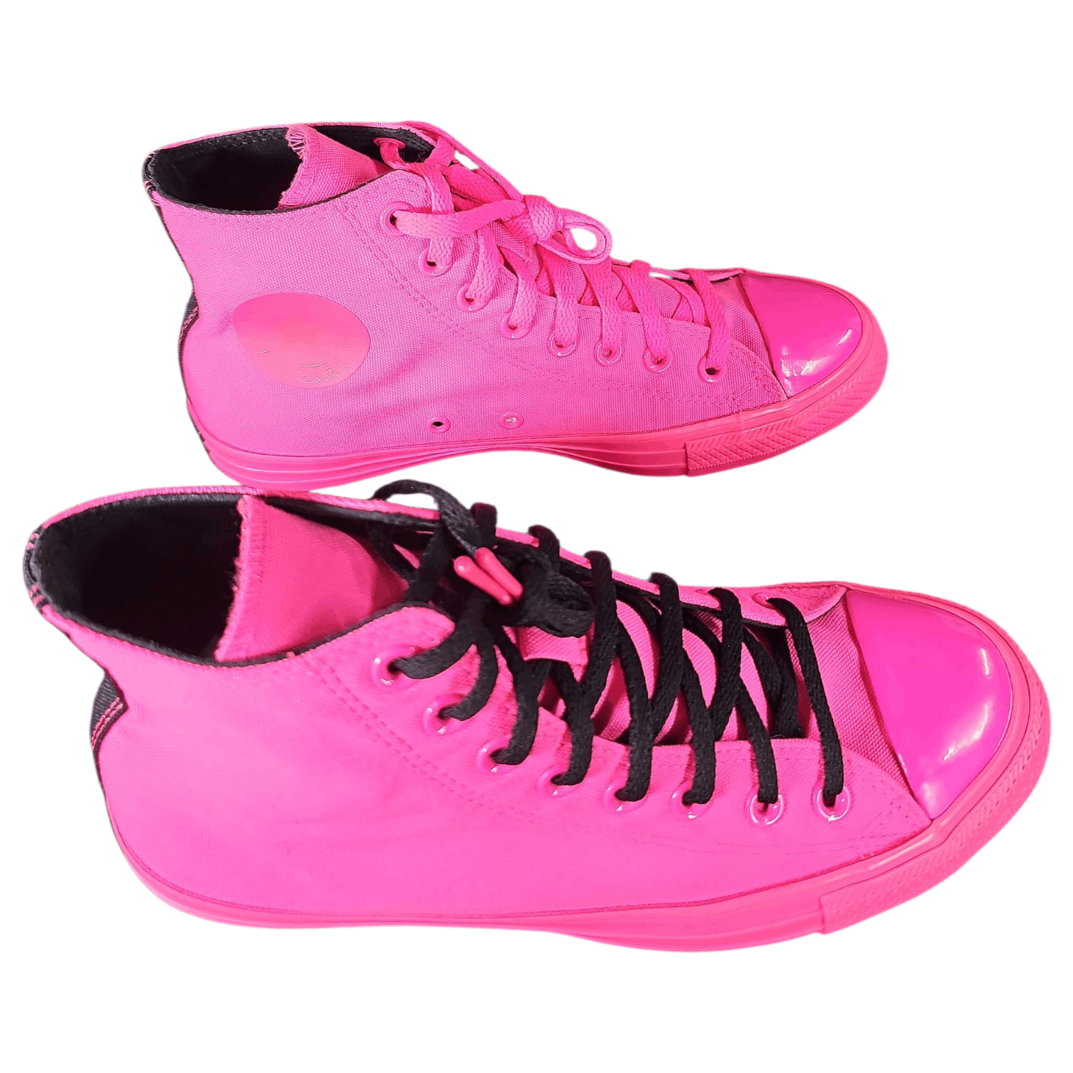 Converse RARE Converse x O.P.I. Chuck Taylor All-star mid HOT PINK Size US 9 / IT 39 - 5 Thumbnail