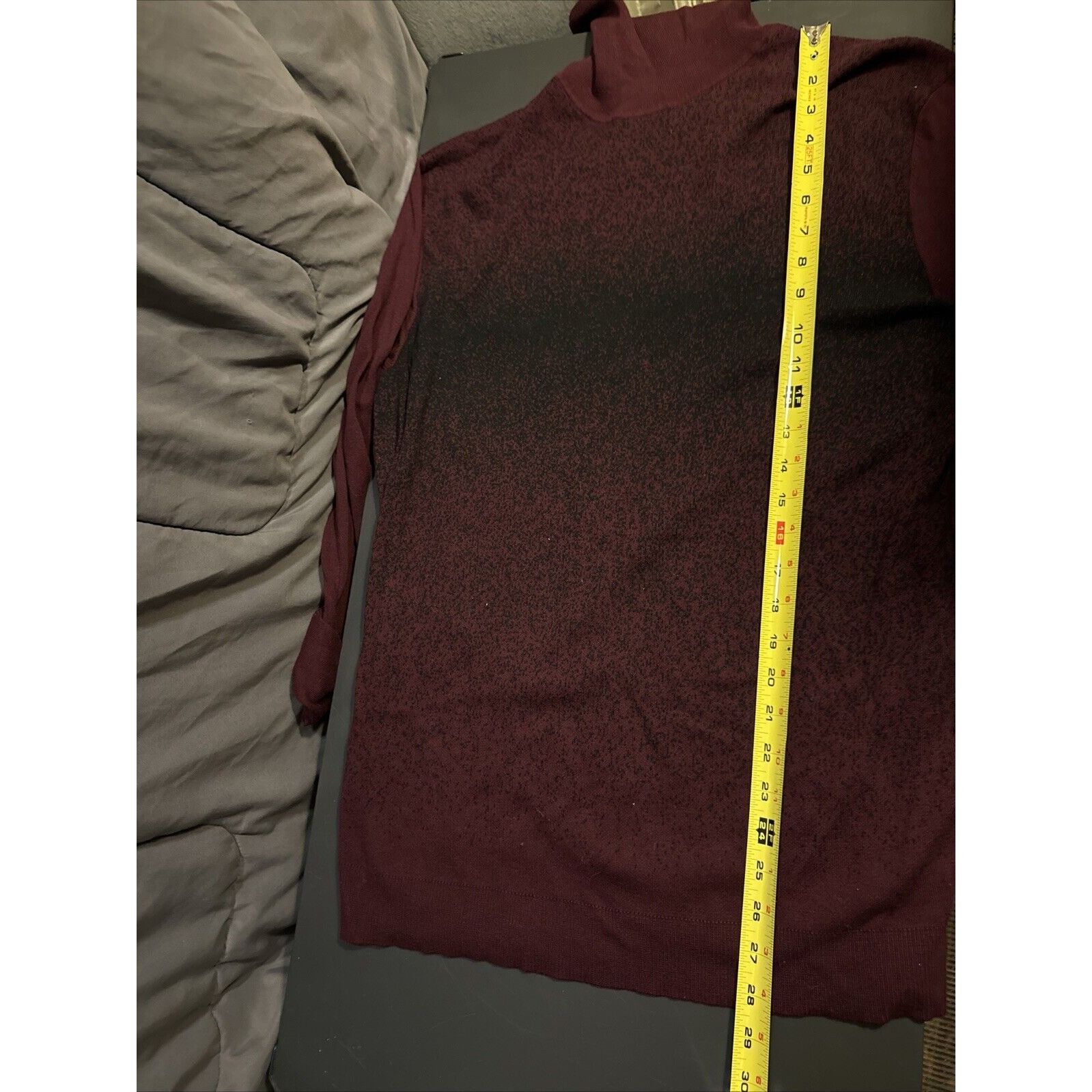 Alfani Alfani Ombré Turtleneck Sweater Womens Unisex Adults Size L Size L / US 10 / IT 46 - 11 Thumbnail