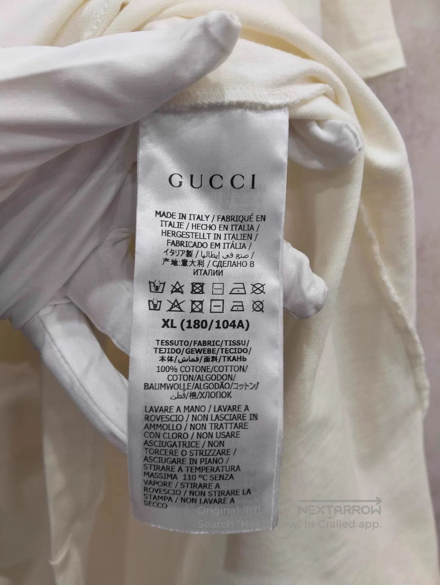 Gucci Original Graphic Short Sleeve T. Size US XL / EU 56 / 4 - 5 Thumbnail