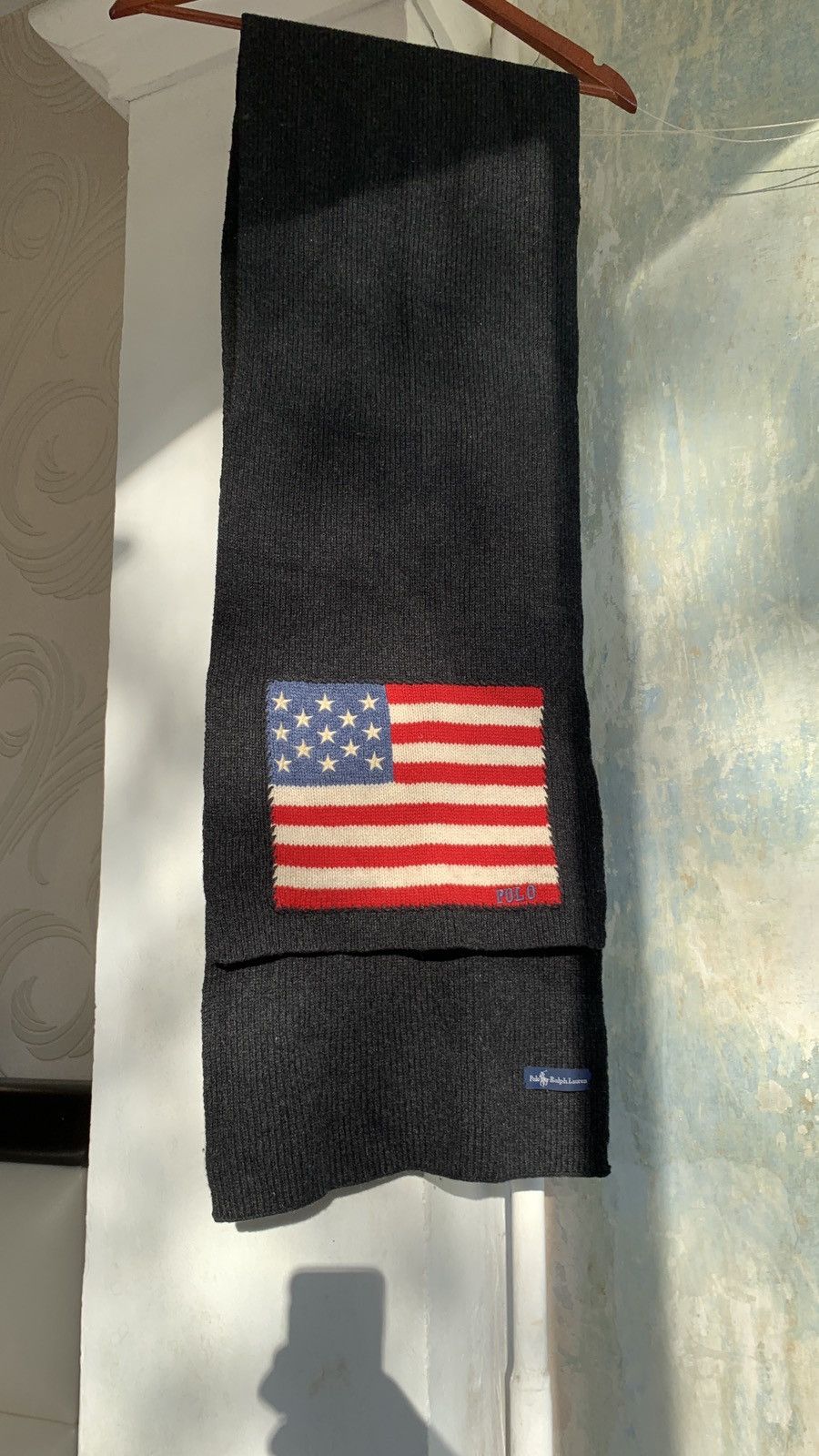 Vintage 🇺🇸 Polo Ralph Lauren USA Scarf Y2K VTG Hype Size ONE SIZE - 7 Thumbnail