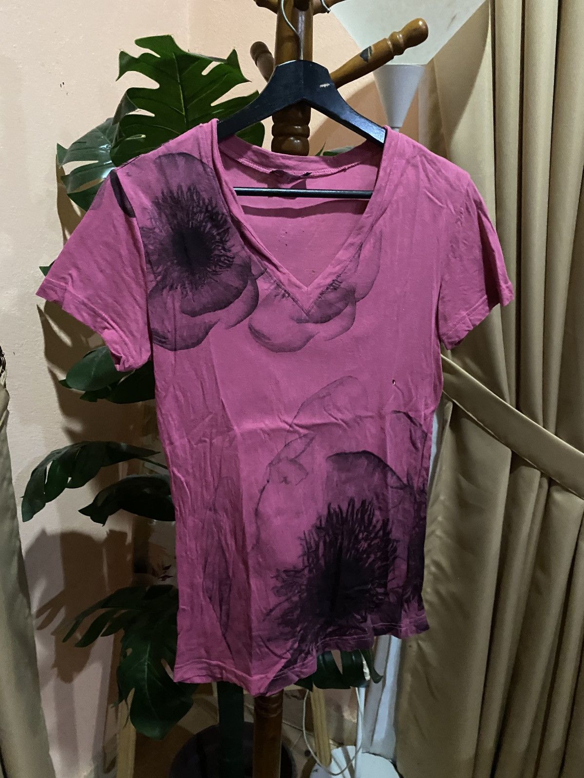 Kris Van Assche VINTAGE V COLLAR KRIS VAN ASSCHE DISTRESS SHIRT Size S / US 4 / IT 40 - 3 Thumbnail