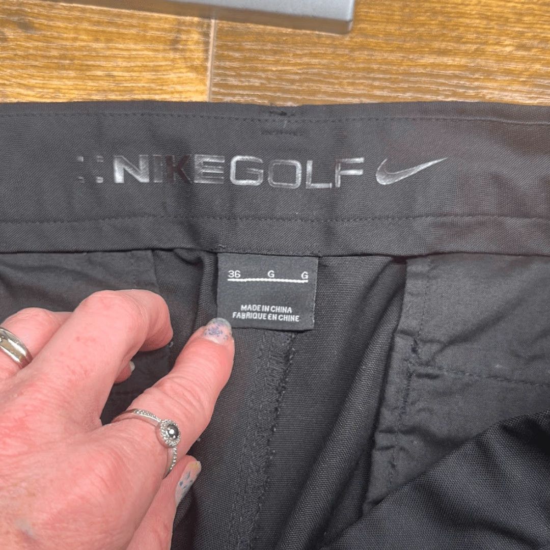 Nike Nike Golf Shorts Mens 36 Black Pleated Front Size US 36 / EU 52 - 5 Thumbnail