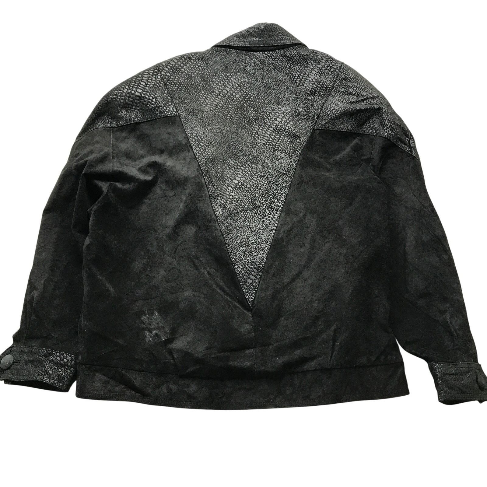 Other Vintage Micki Genuine Leather Suede Jacket Womens L Black Size L / US 10 / IT 46 - 2 Thumbnail