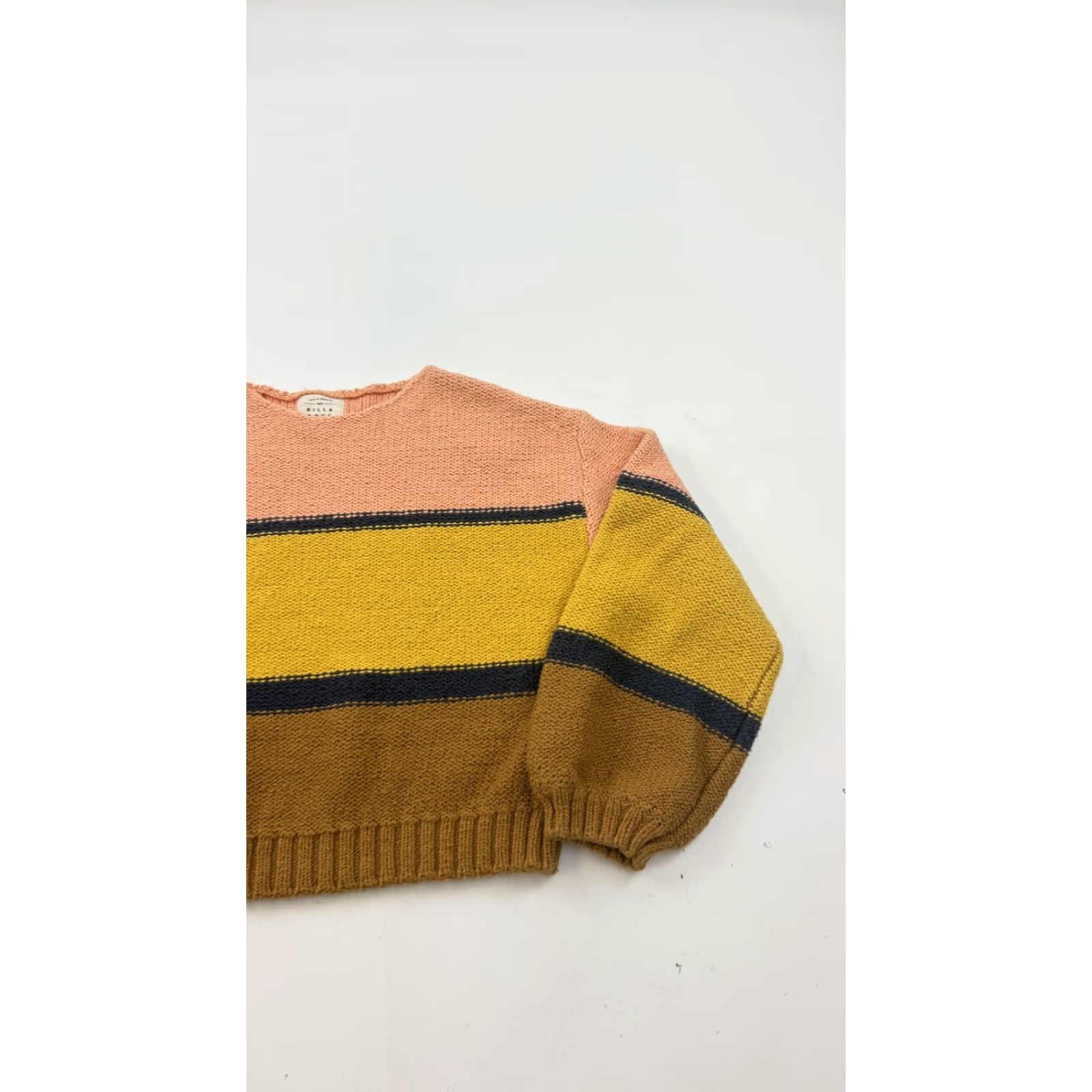Billabong Billabong Sweater Womens Medium Multicolor Stripe Knit Pullover Cropped Crewneck Size M / US 6-8 / IT 42-44 - 2 Thumbnail