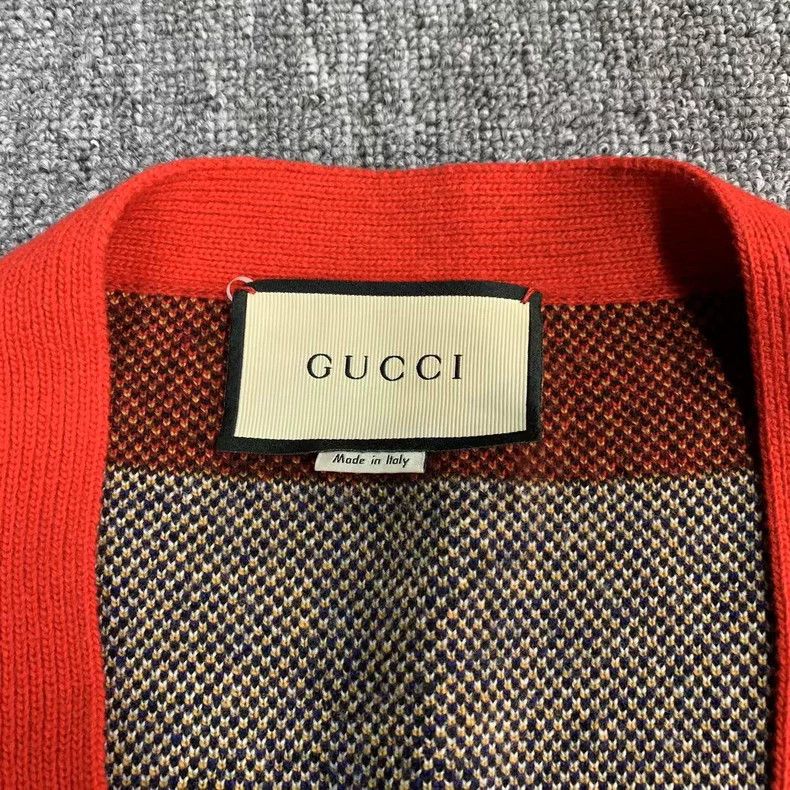 Gucci Gucci Little bee pattern wool knitted cardigan sweater 2501 Size US M / EU 48-50 / 2 - 3 Thumbnail